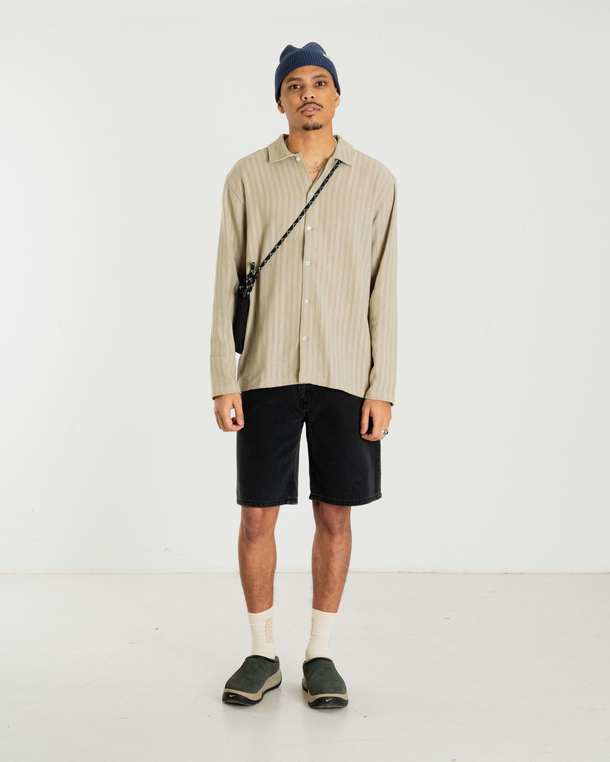 Woodbird WBKrents Chuke Shirt Shirts Light Sand