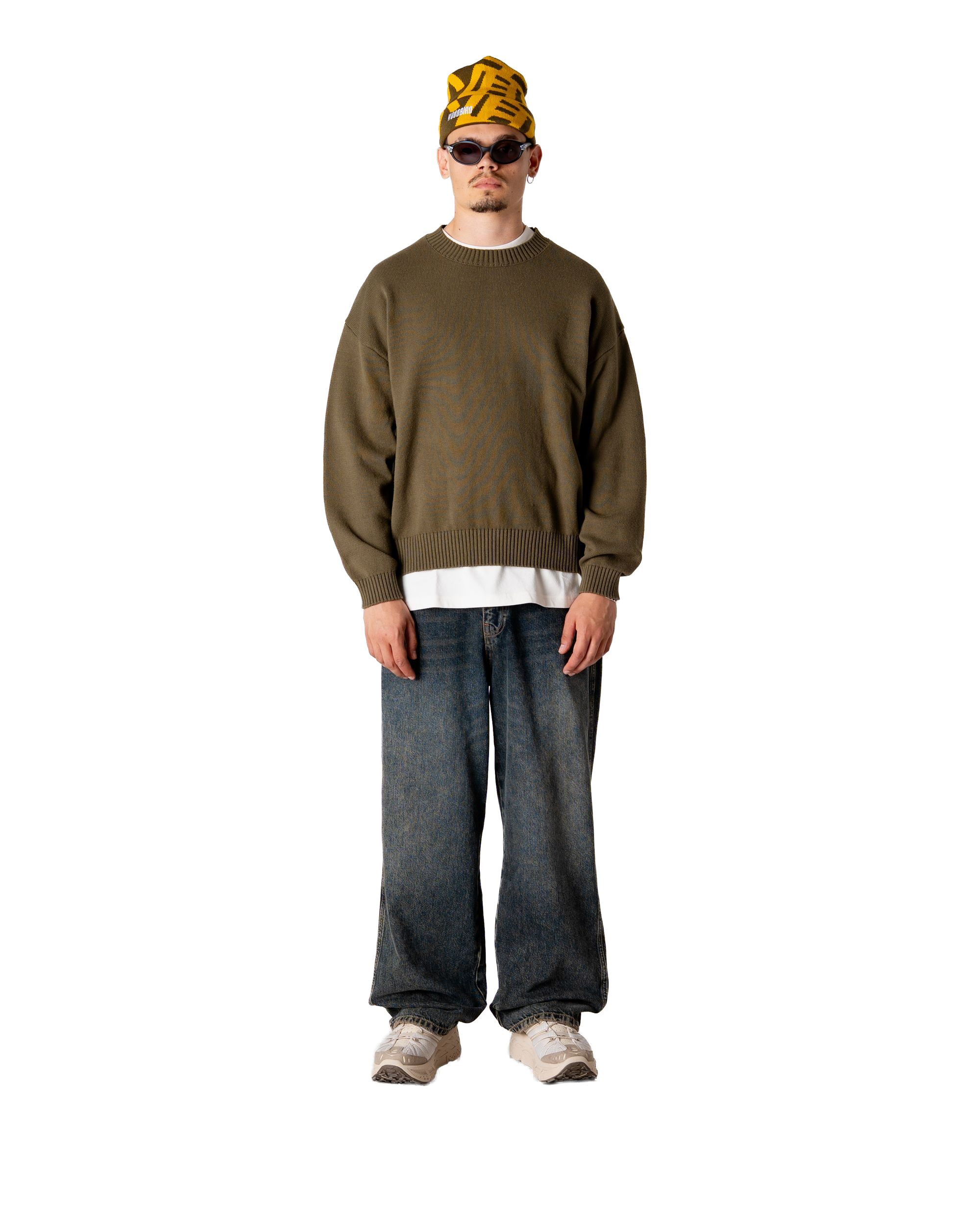 Woodbird WBKurt Art Crew Knits Dark Brown