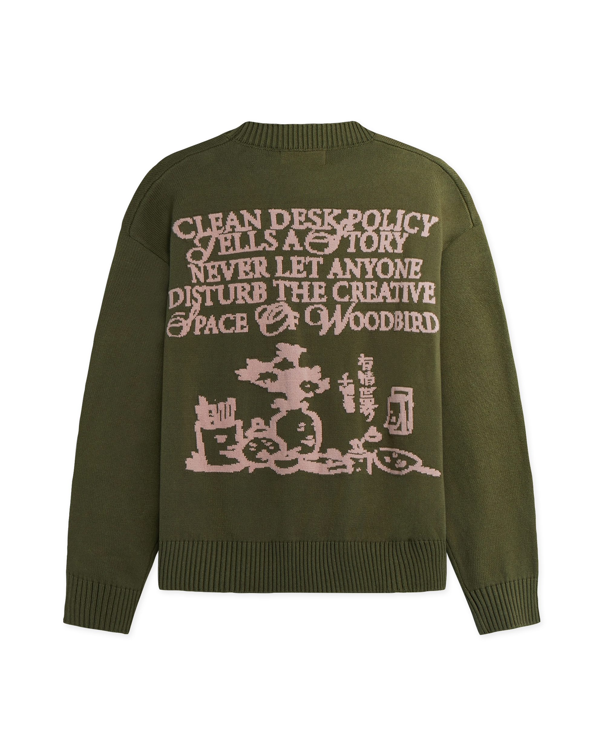 Woodbird WBKurt Art Crew Knits Dark Brown