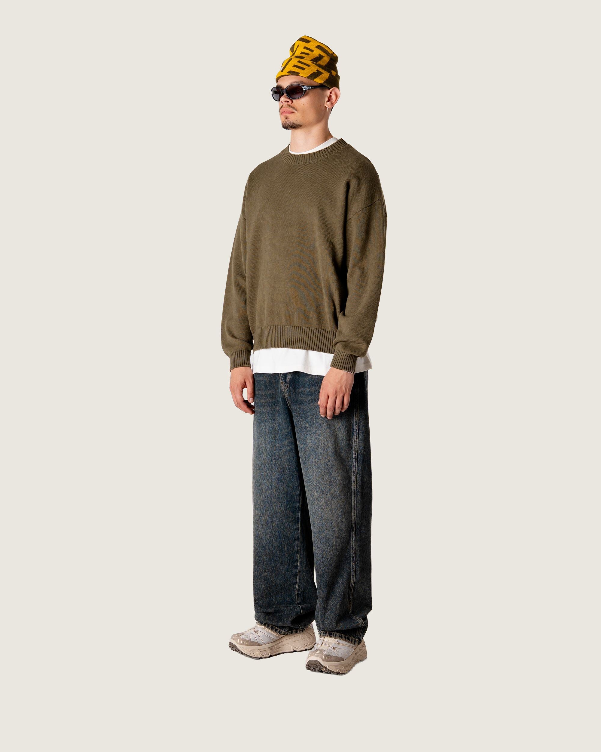 Woodbird WBKurt Art Crew Knits Dark Brown
