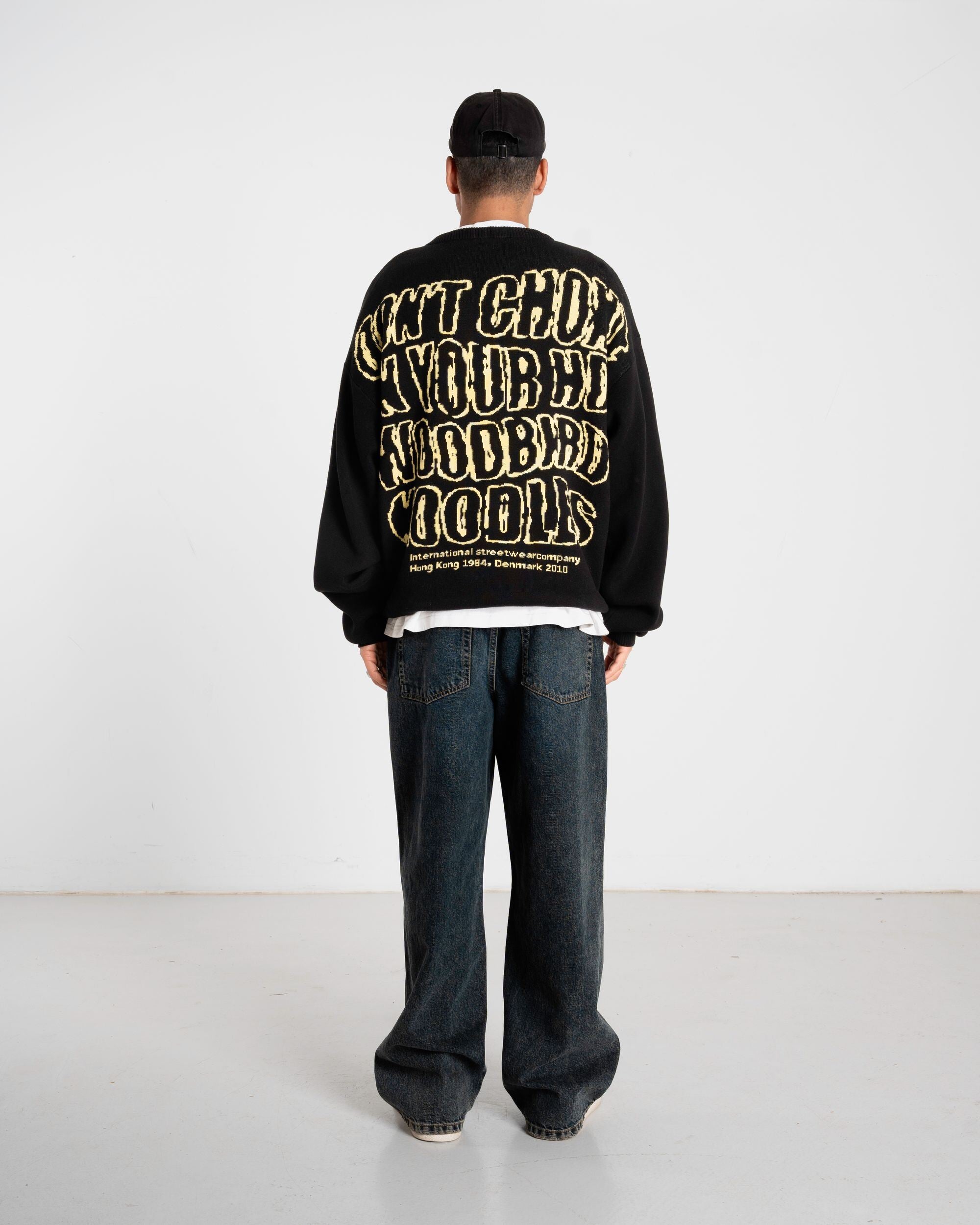 Woodbird WBKurt Wobbly Crew Knits Black