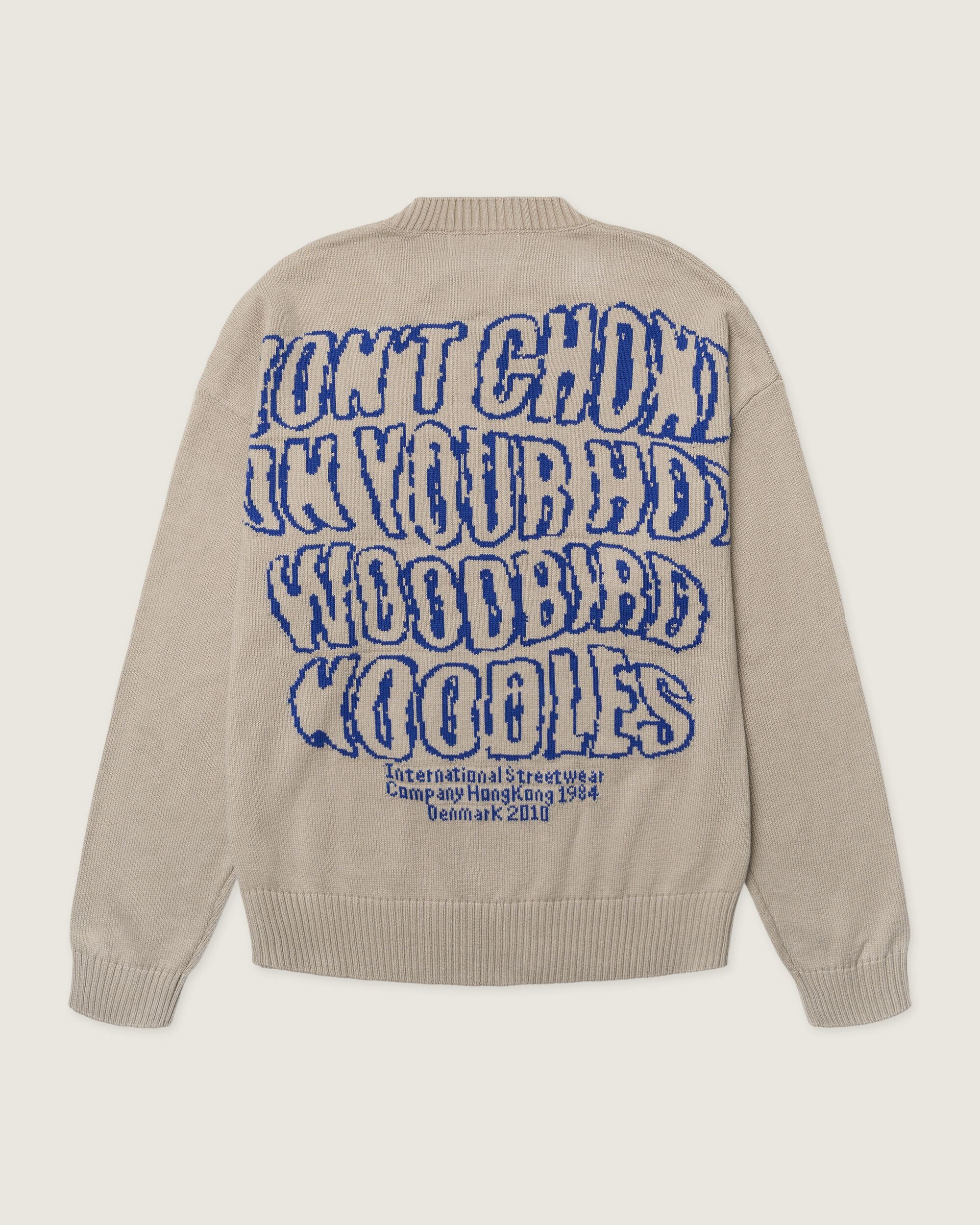 Woodbird WBKurt Wobbly Crew Knits Stone