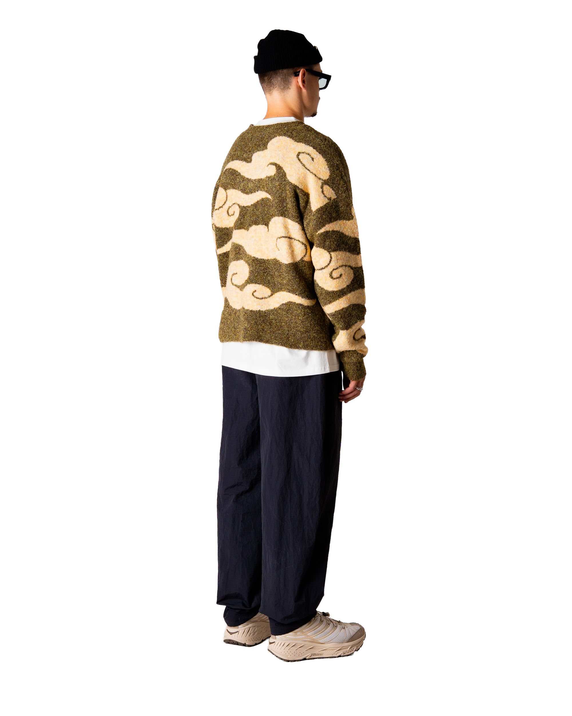 Woodbird WBKurt Cloud Crew Knits Dark Green