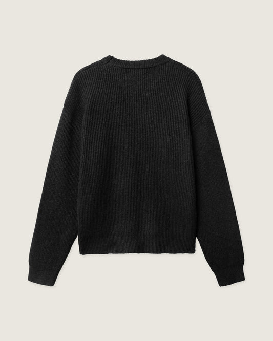 Woodbird WBKurt Fuzzy Knit Knits Black