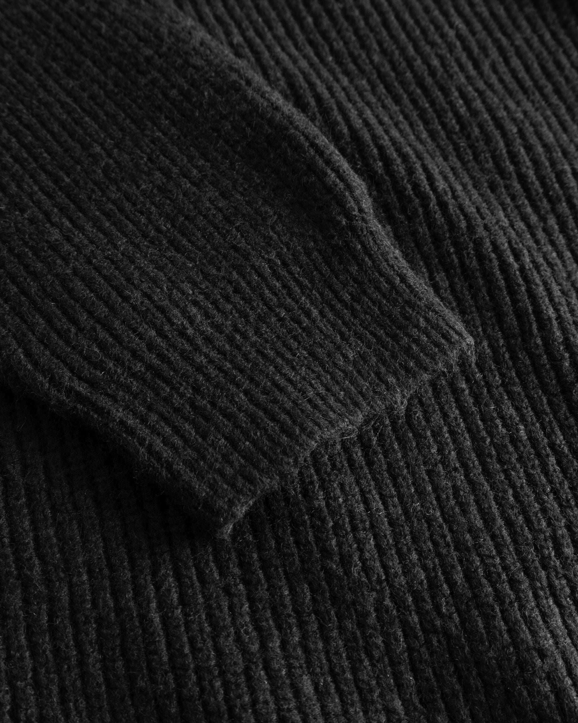 Woodbird WBKurt Fuzzy Knit Knits Black