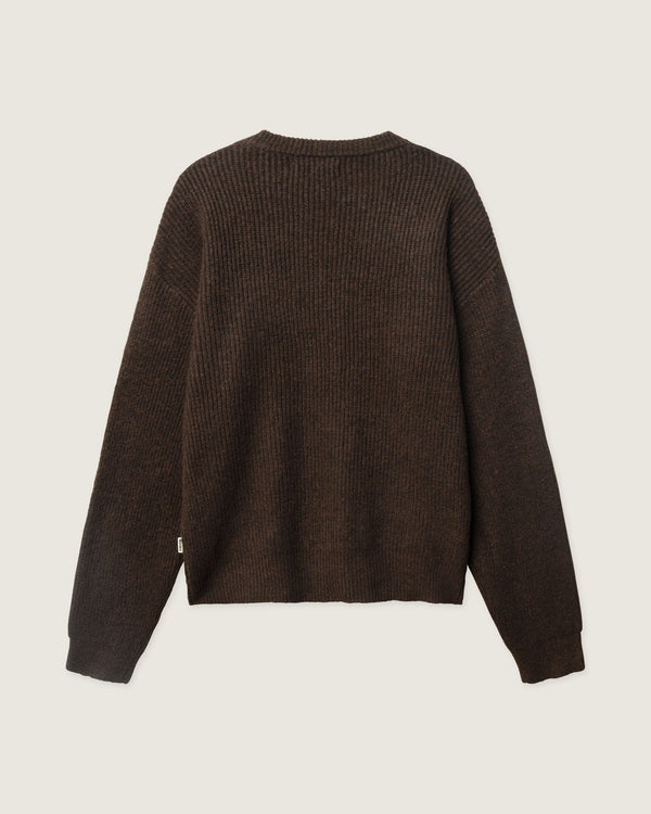 Woodbird WBKurt Fuzzy Knit Knits Brown
