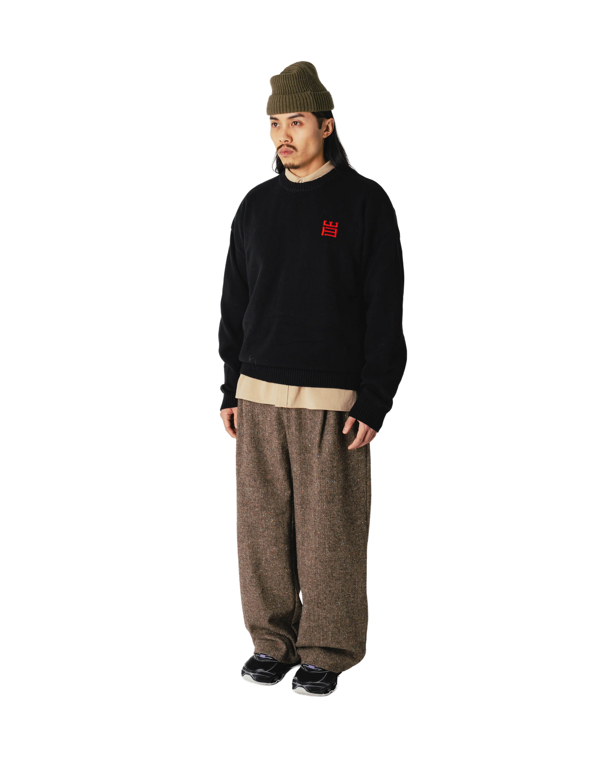 Woodbird WBKurt Kiosk Crew Knits Black