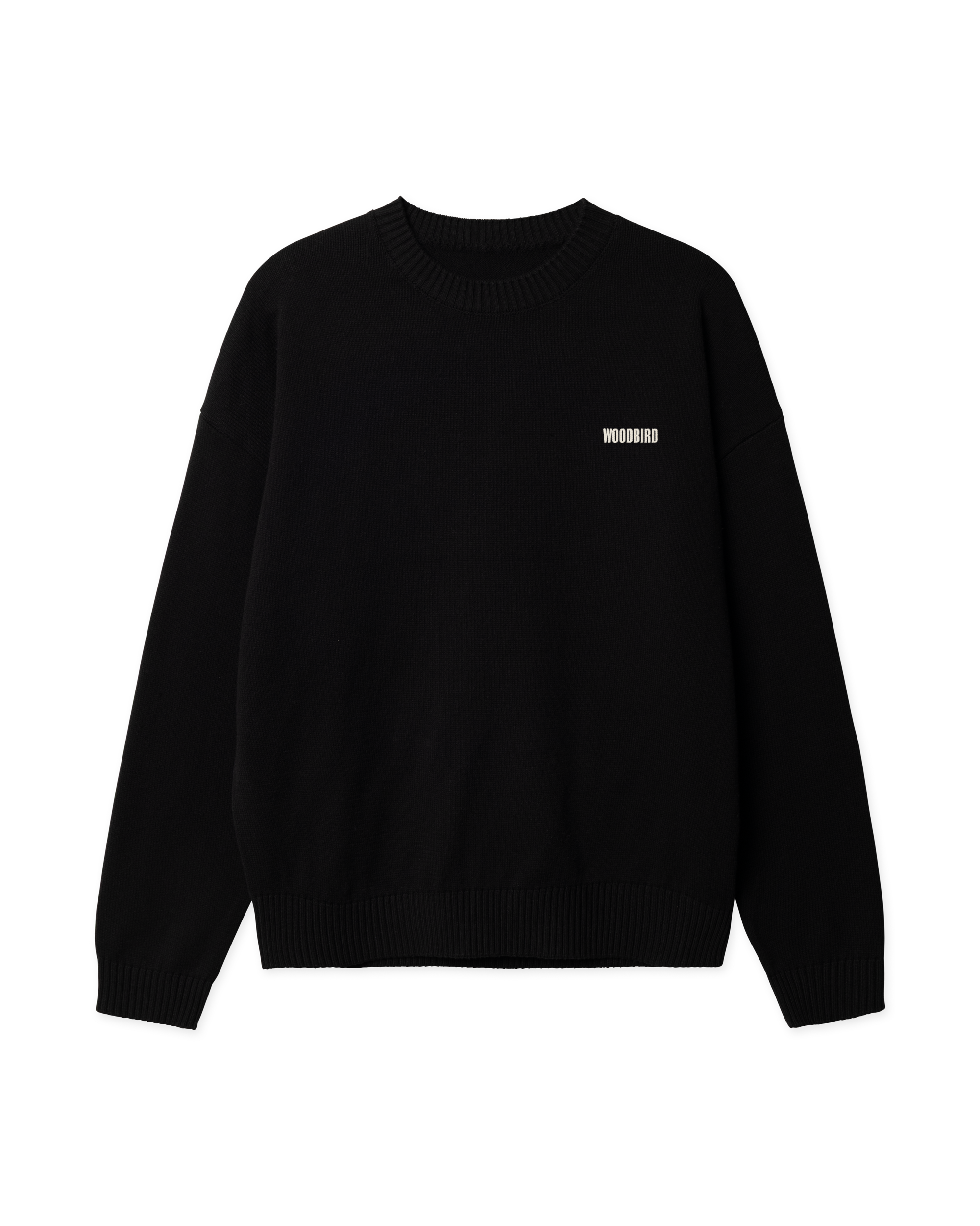 Woodbird WBKurt Lion Crew Knits Black