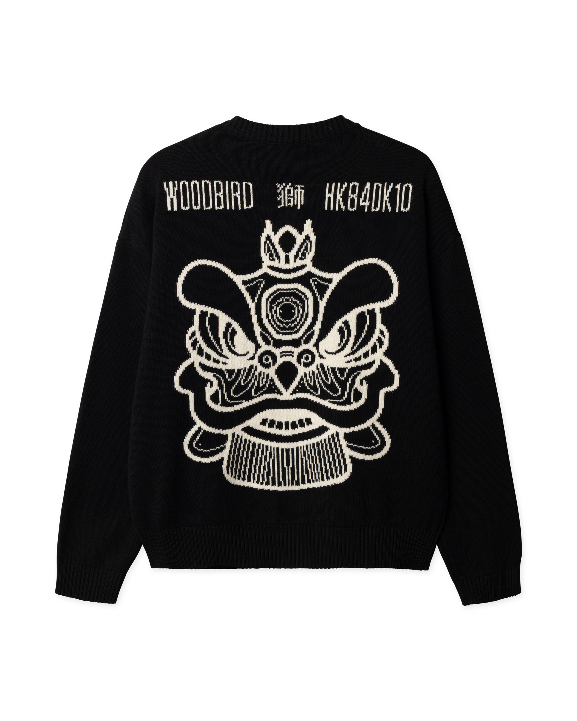 Woodbird WBKurt Lion Crew Knits Black