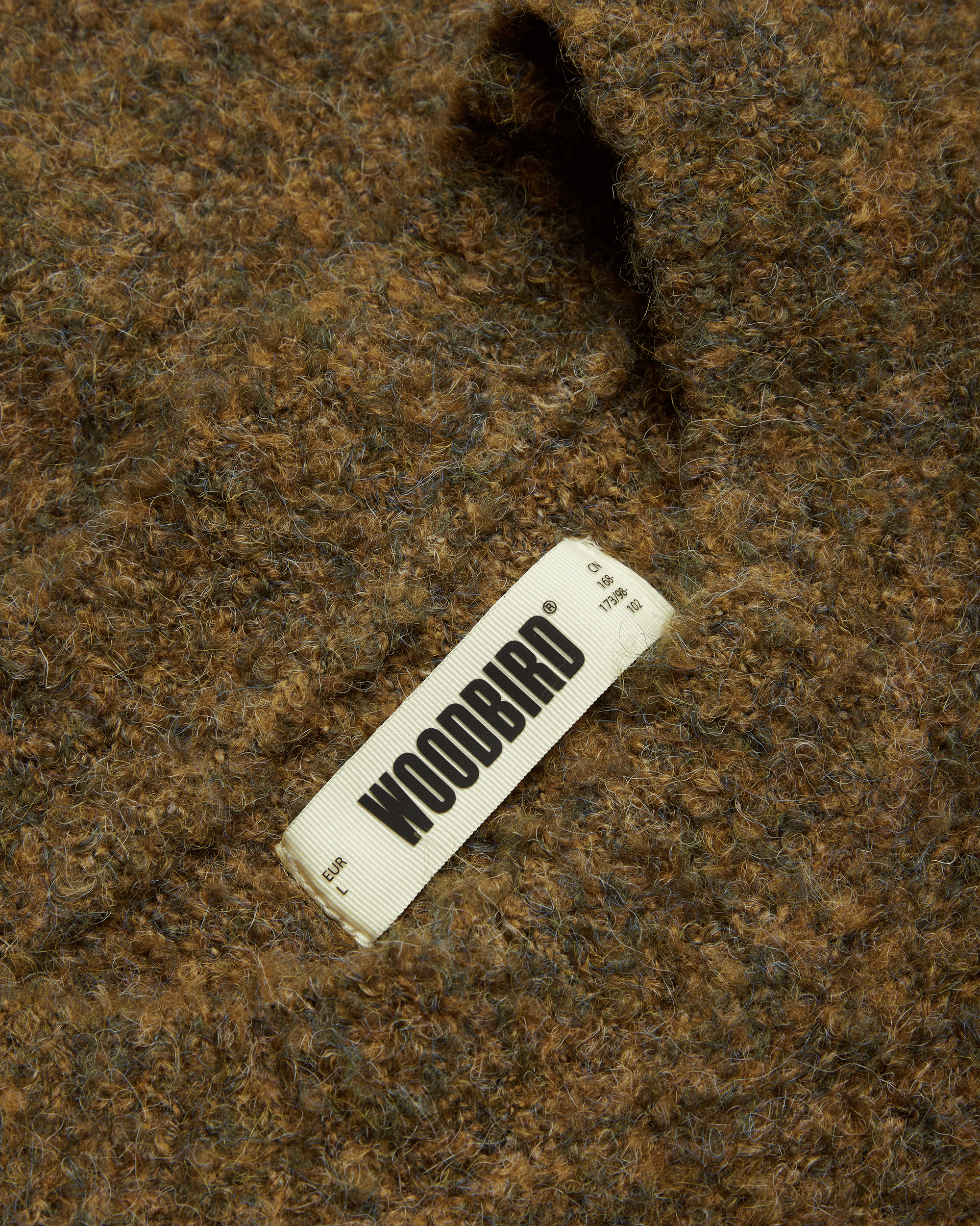 Woodbird WBKurt Loop Crew Knits Dark Olive