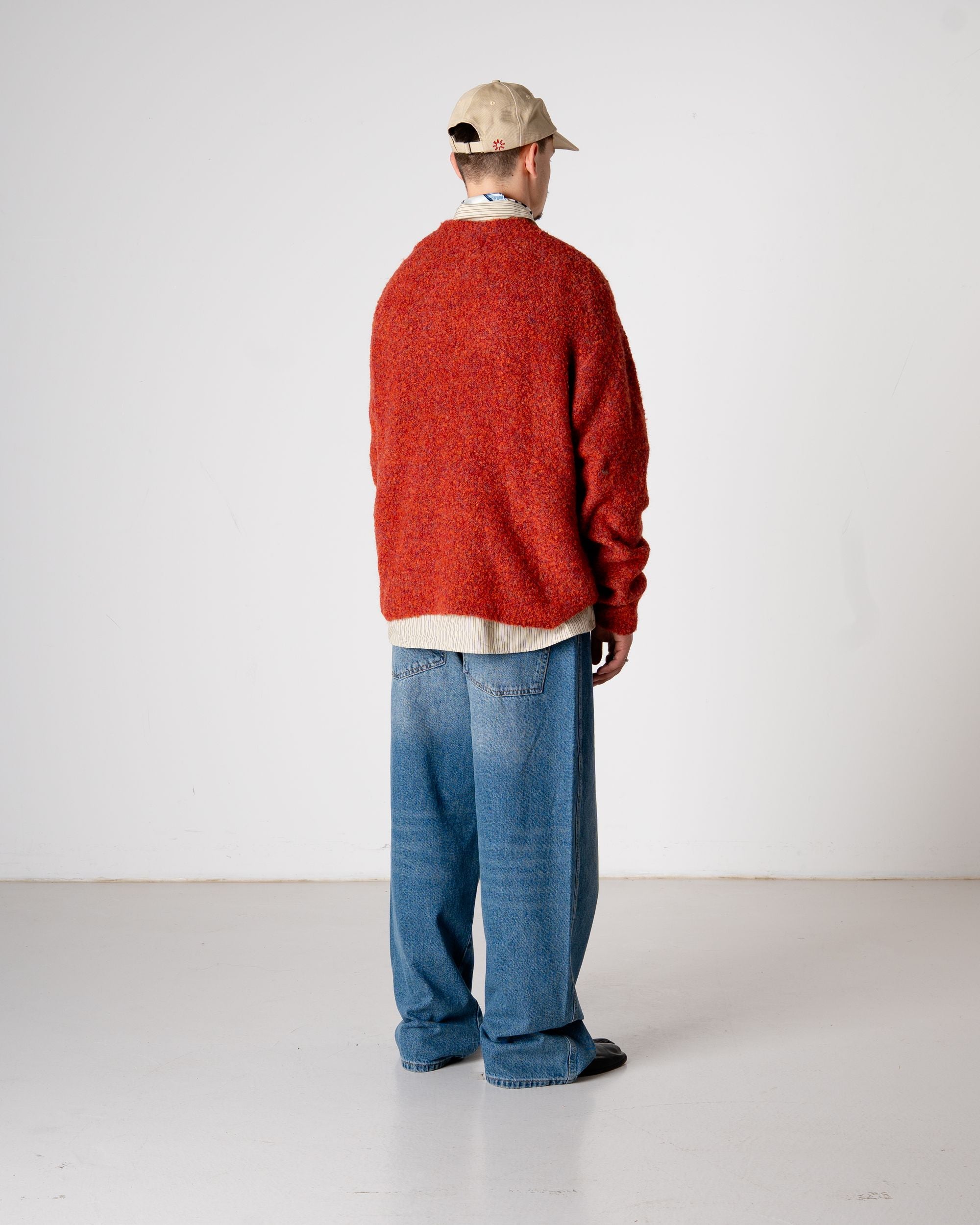 Woodbird WBKurt Loop Crew Knits Dark Red