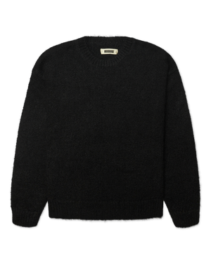 Woodbird WBKurt Mohairy Crew Knits Black