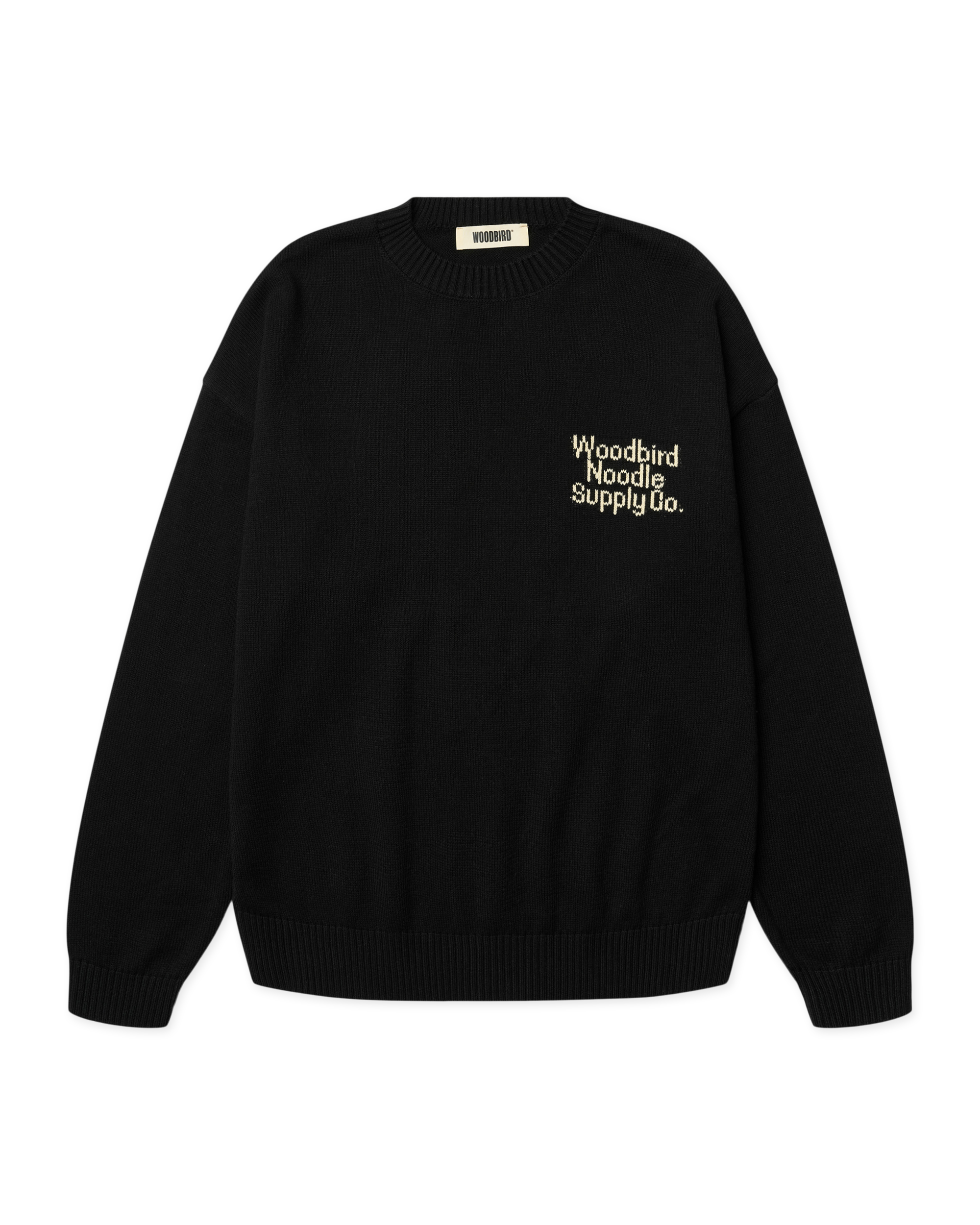 Woodbird WBKurt Supply Crew Knits Black