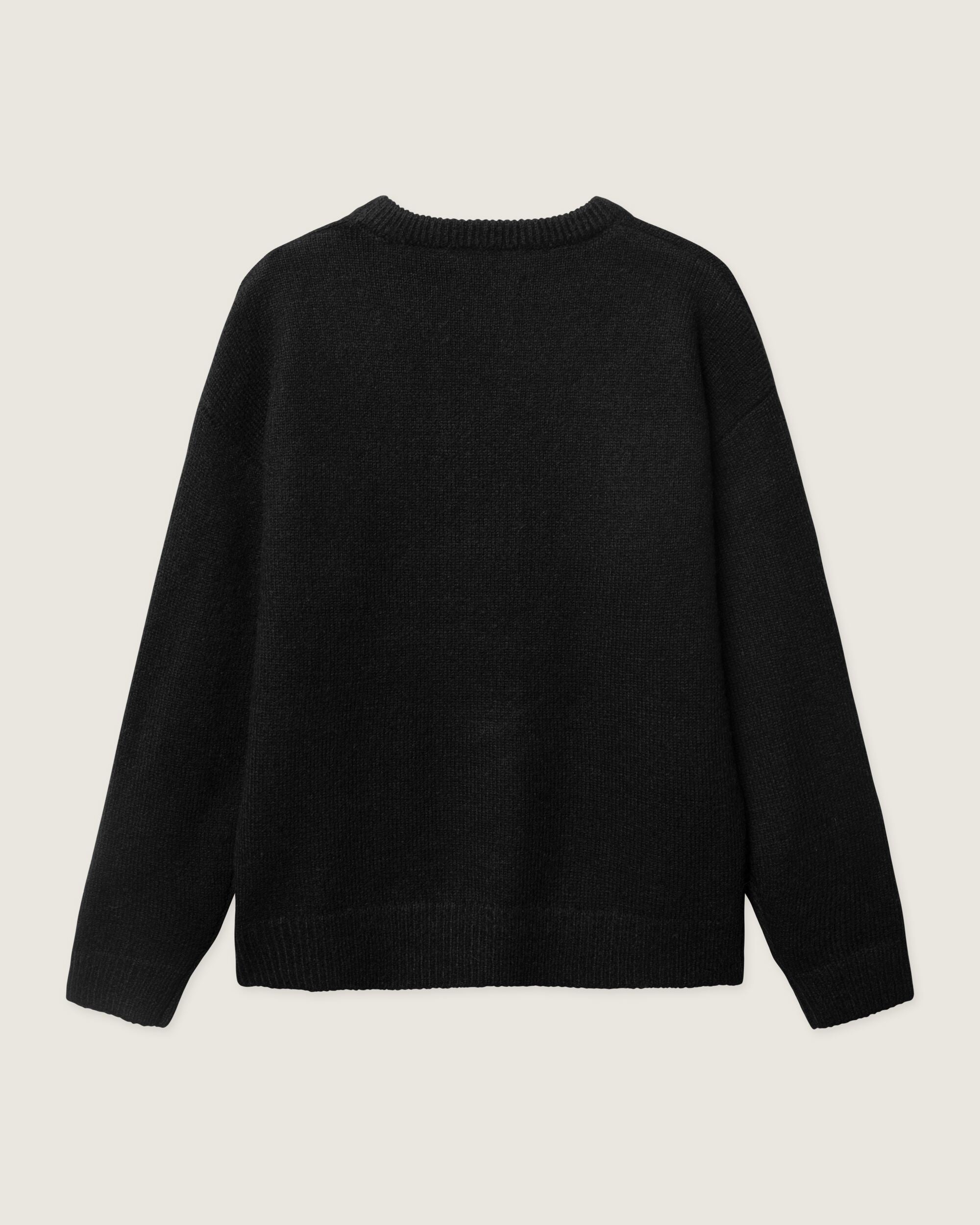 Woodbird WBKurt Whole Knit Knits Black