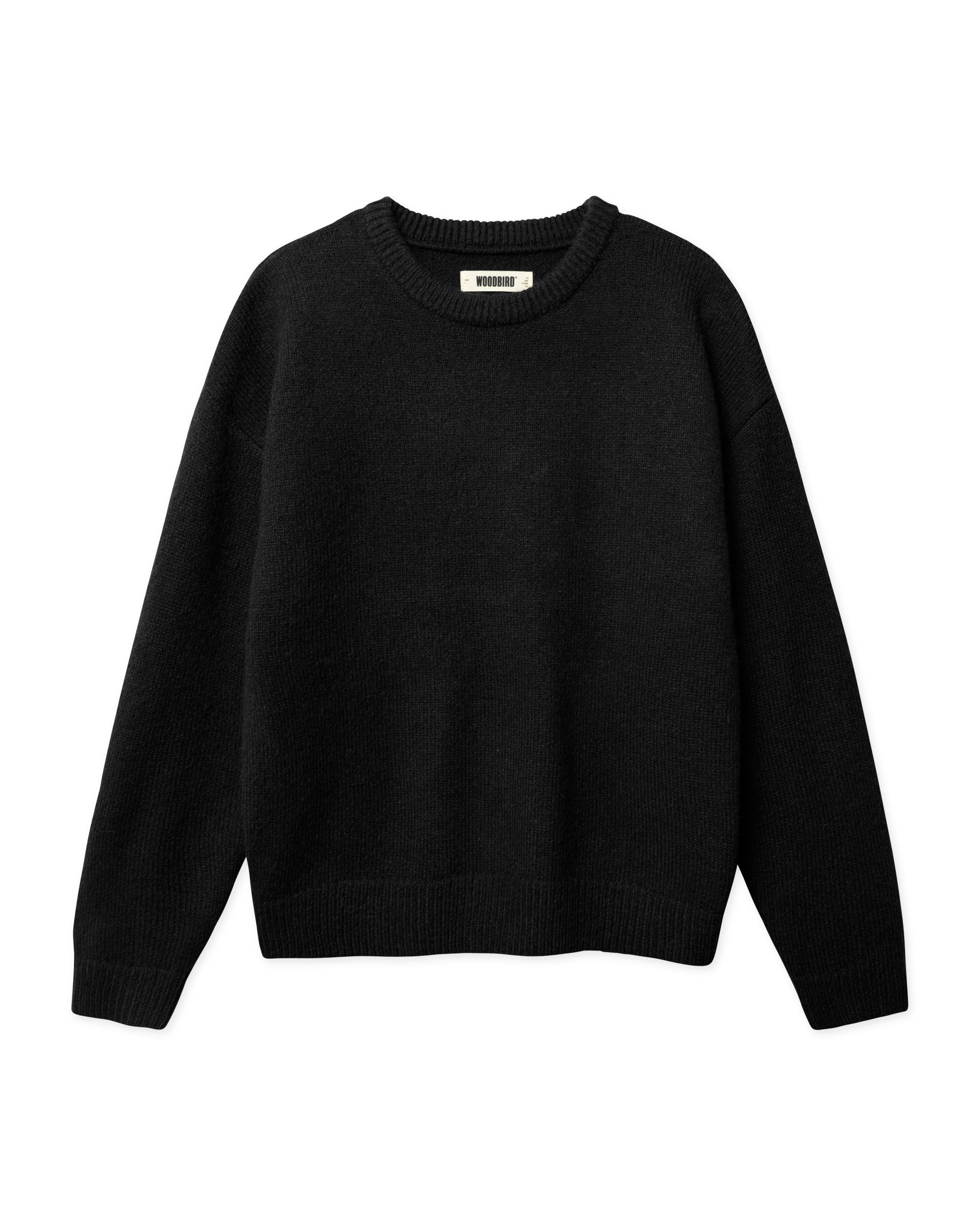 Woodbird WBKurt Whole Knit Knits Black