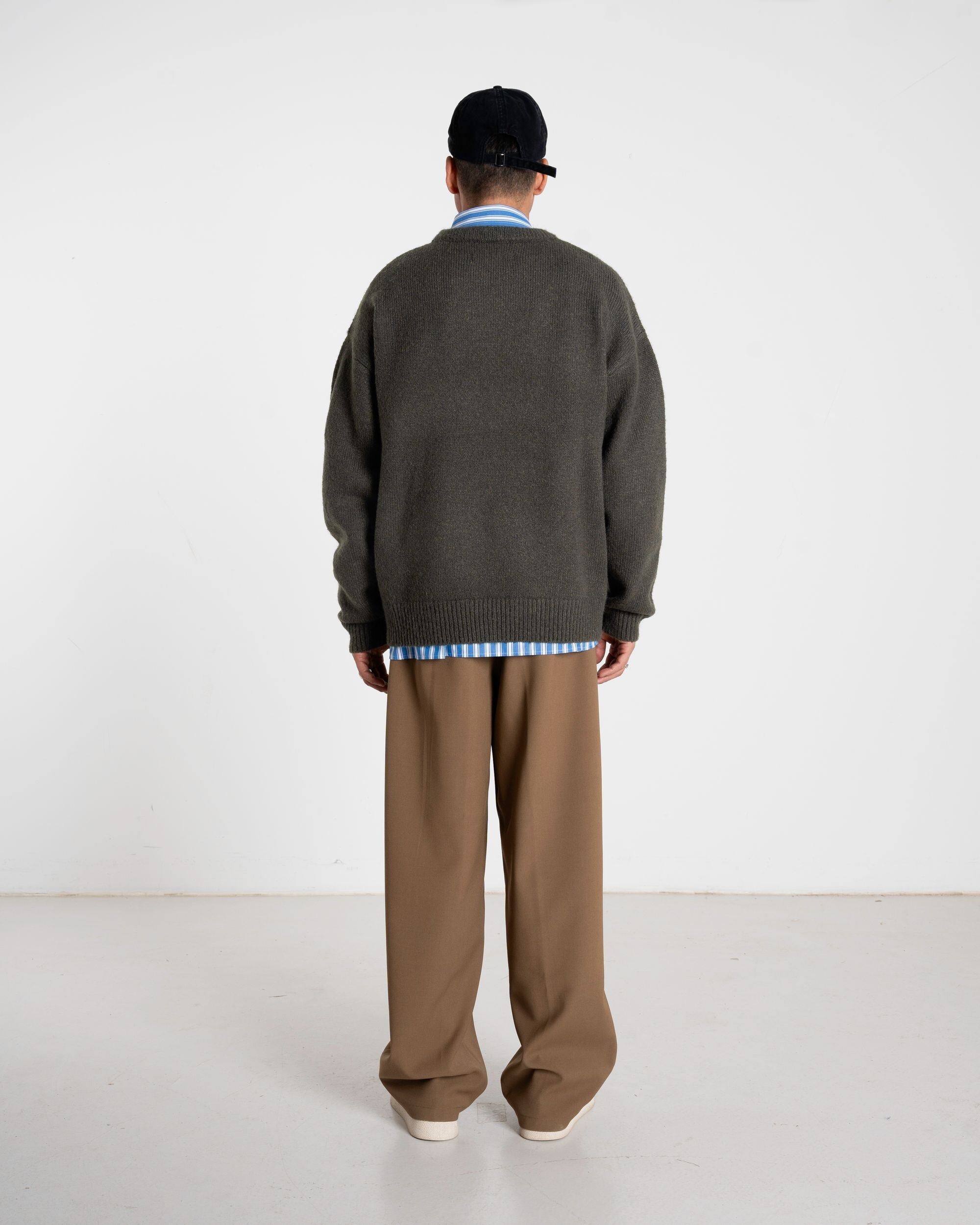 Woodbird WBKurt Whole Knit Knits Medium Grey