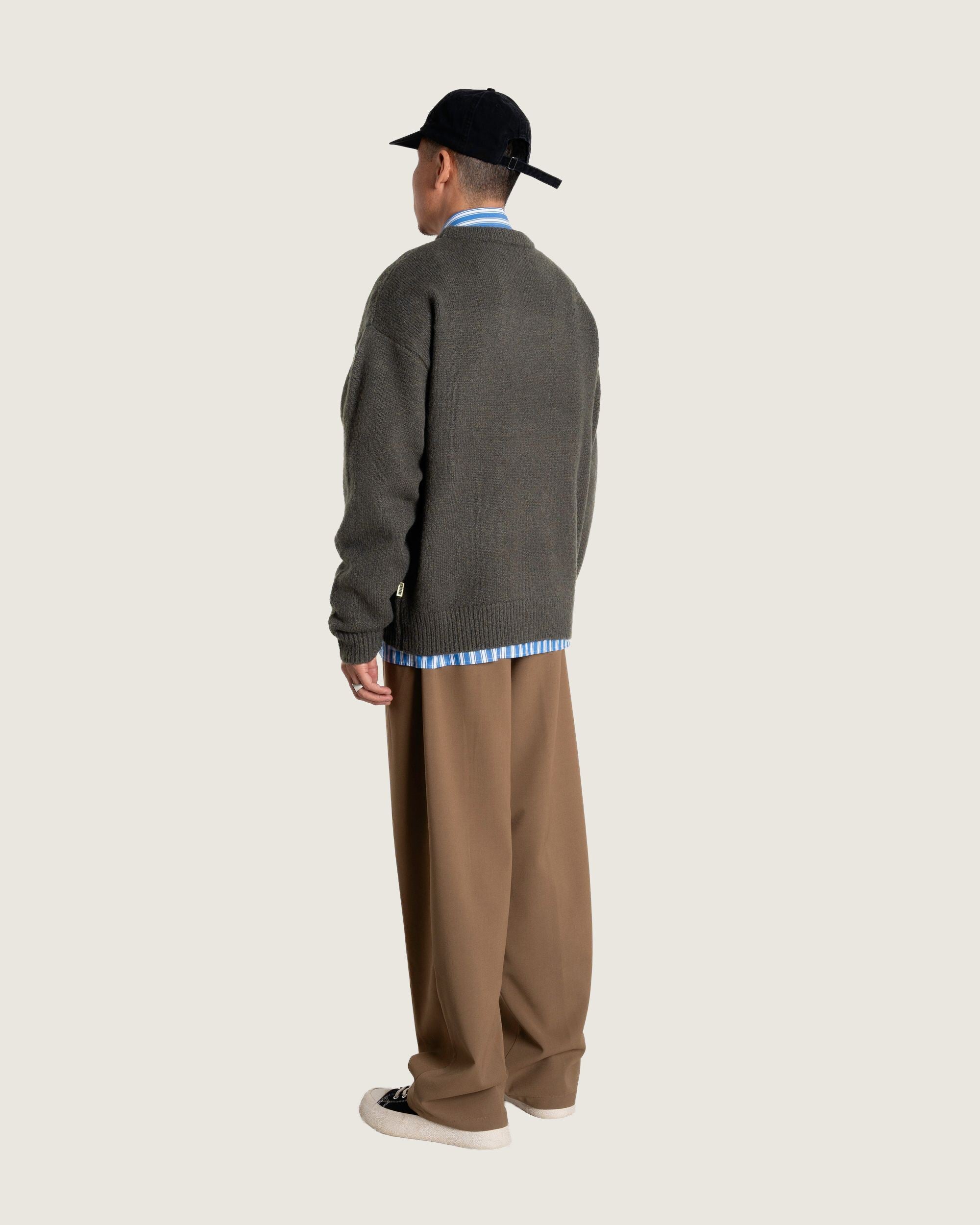 Woodbird WBKurt Whole Knit Knits Medium Grey