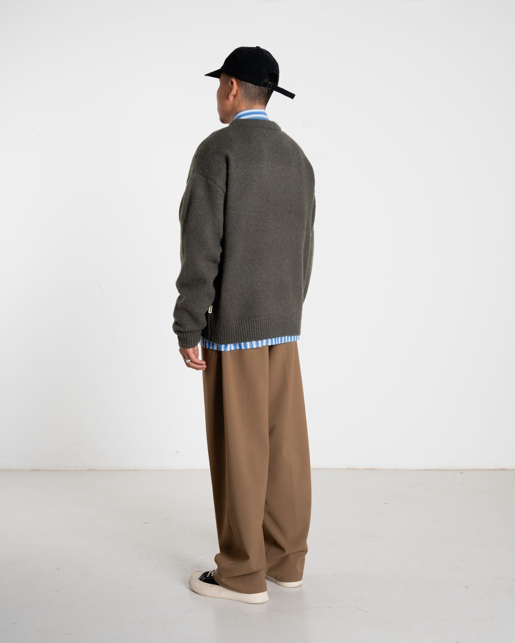 Woodbird WBKurt Whole Knit Knits Medium Grey