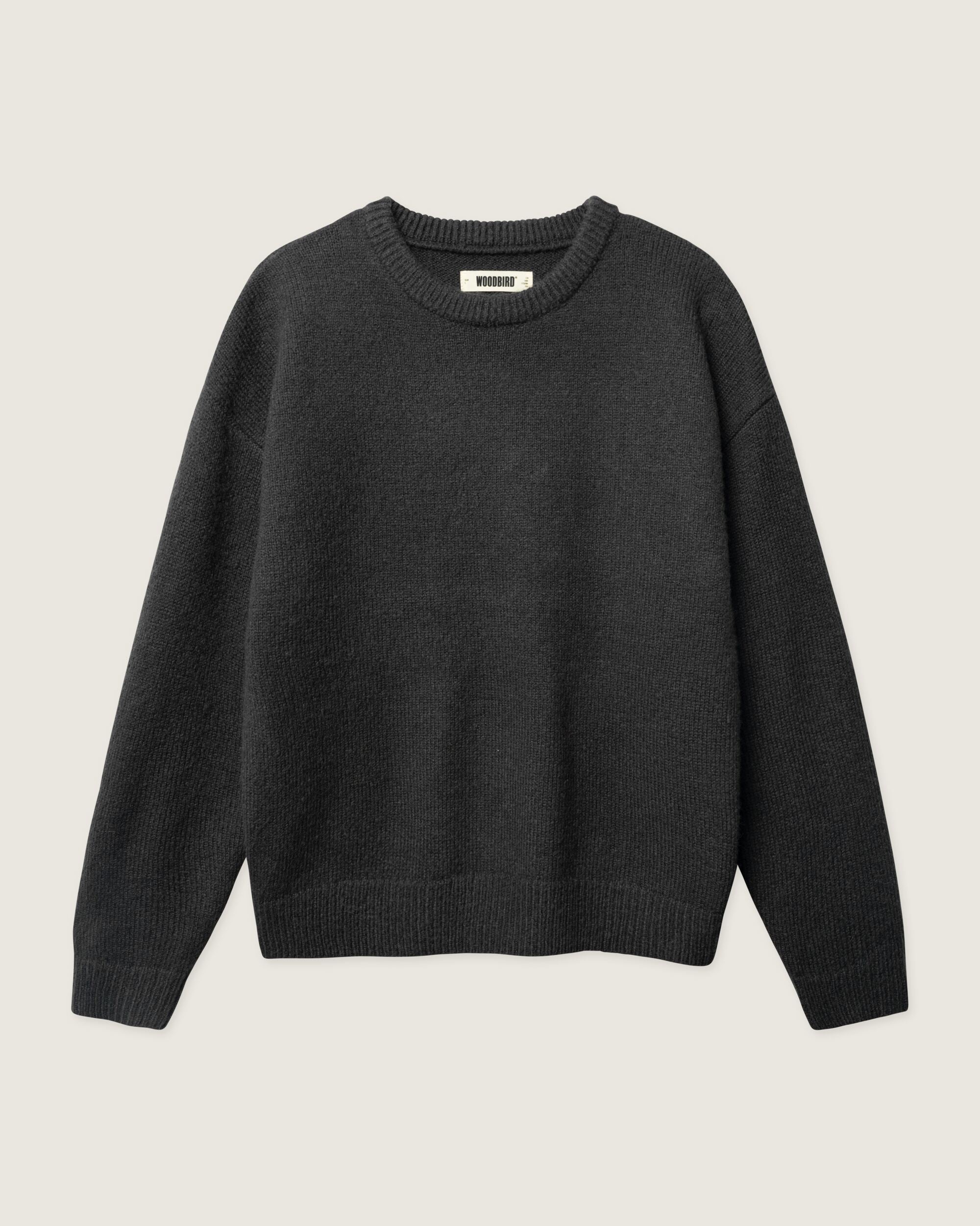 Woodbird WBKurt Whole Knit Knits Medium Grey