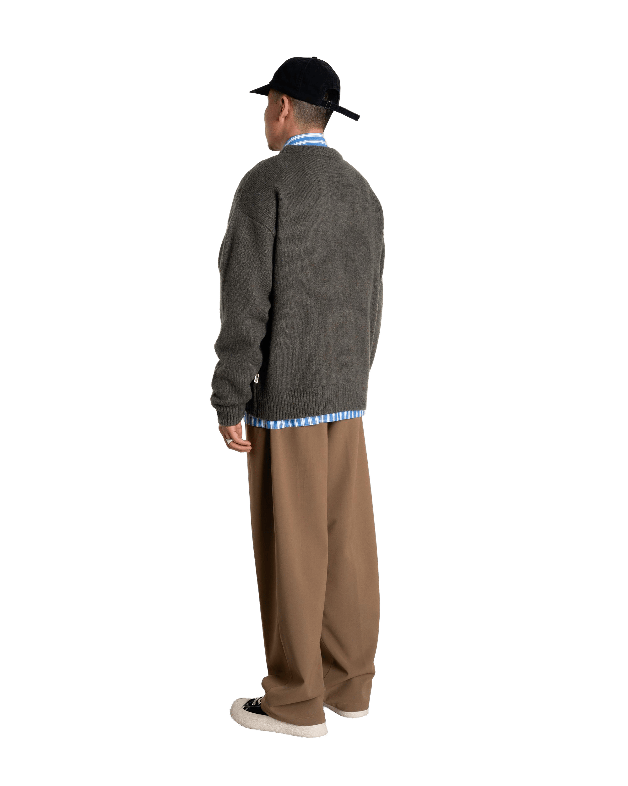 Woodbird WBKurt Whole Knit Knits Medium Grey