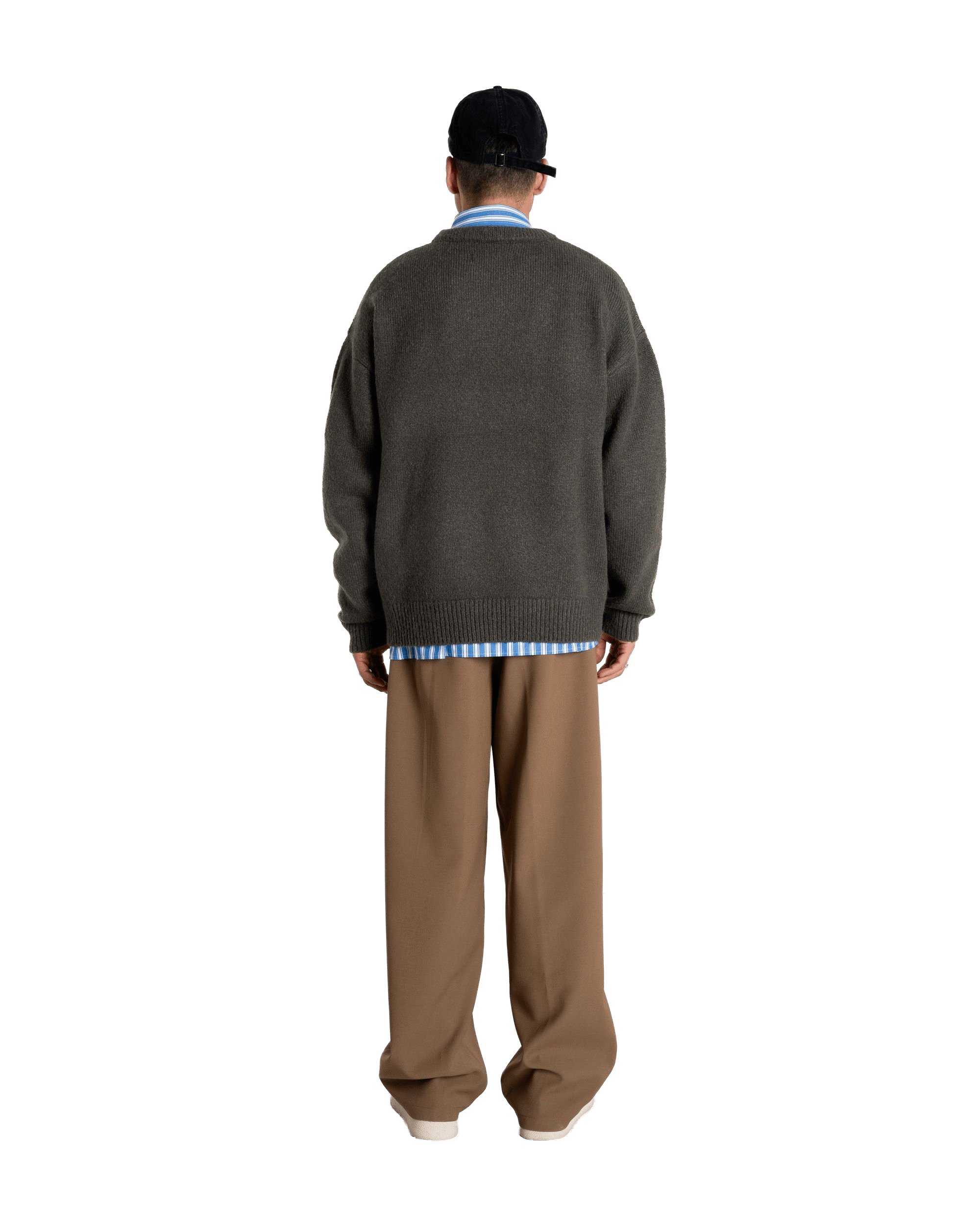 Woodbird WBKurt Whole Knit Knits Medium Grey