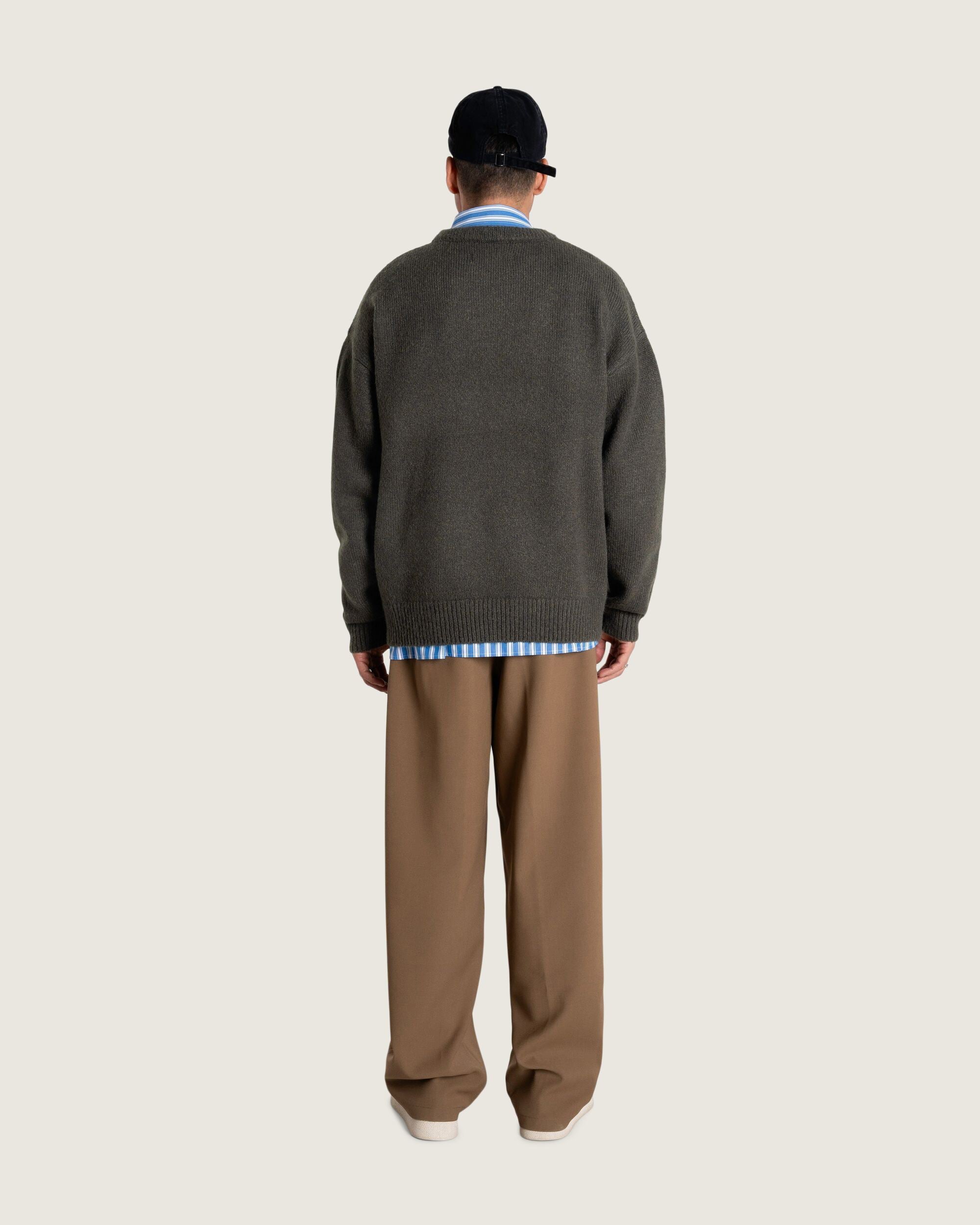 Woodbird WBKurt Whole Knit Knits Medium Grey