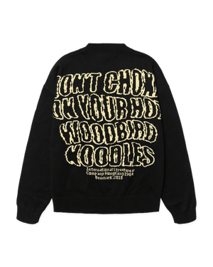 Woodbird WBKurt Wobbly Crew Knits Black