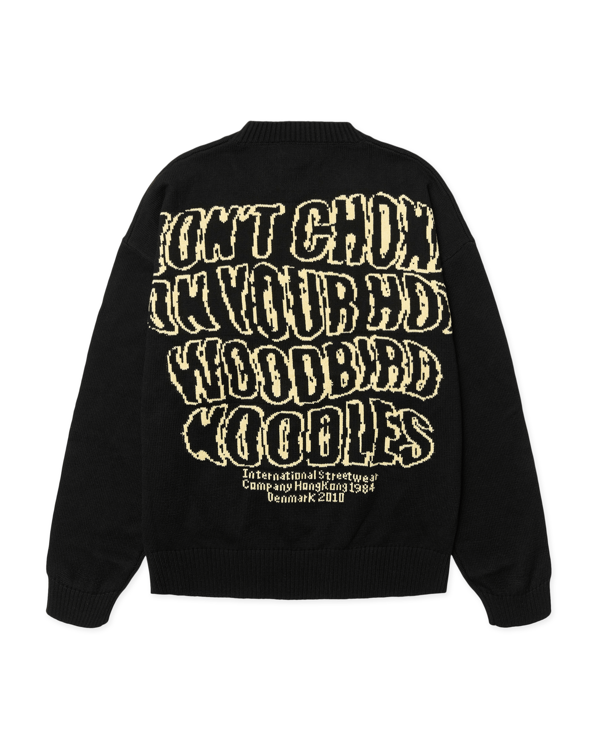 Woodbird WBKurt Wobbly Crew Knits Black