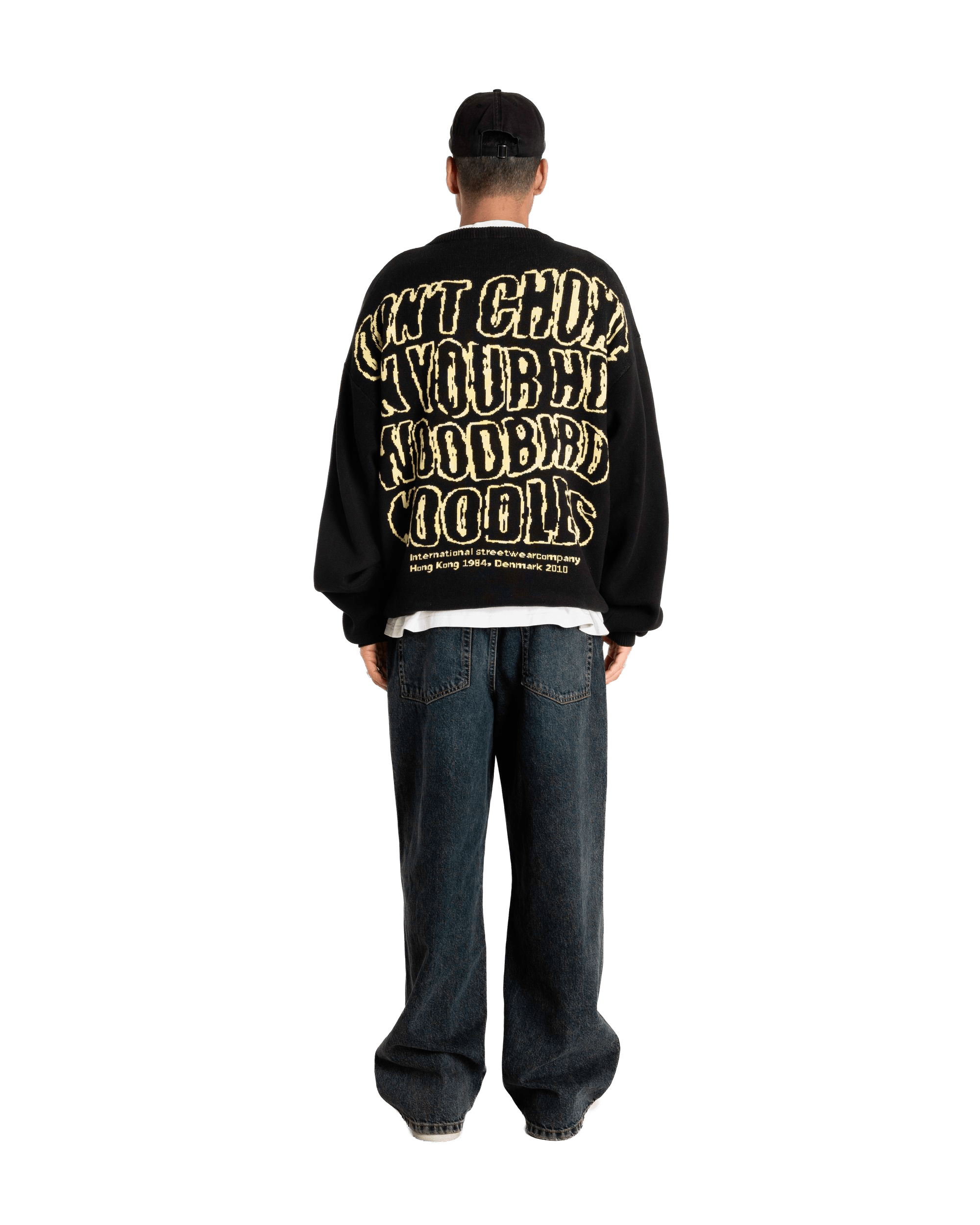 Woodbird WBKurt Wobbly Crew Knits Black