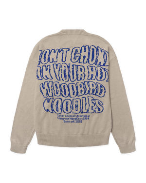 Woodbird WBKurt Wobbly Crew Knits Stone