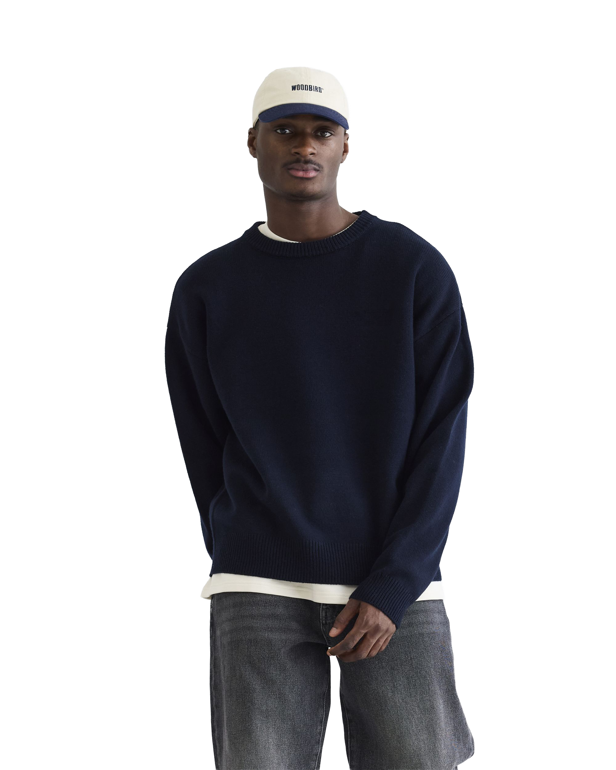Woodbird WBKurt base Knit Knits Navy