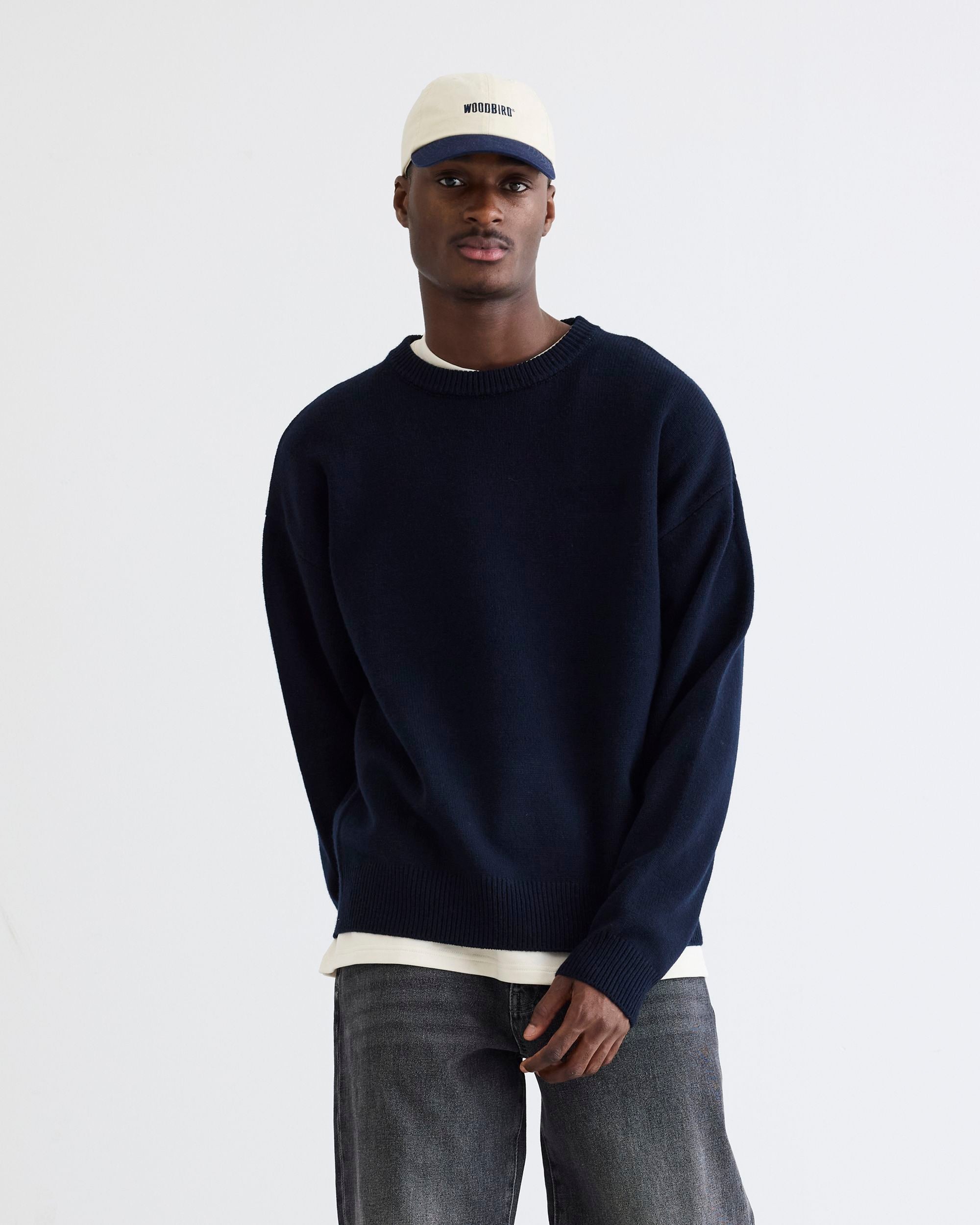 Woodbird WBKurt base Knit Knits Navy
