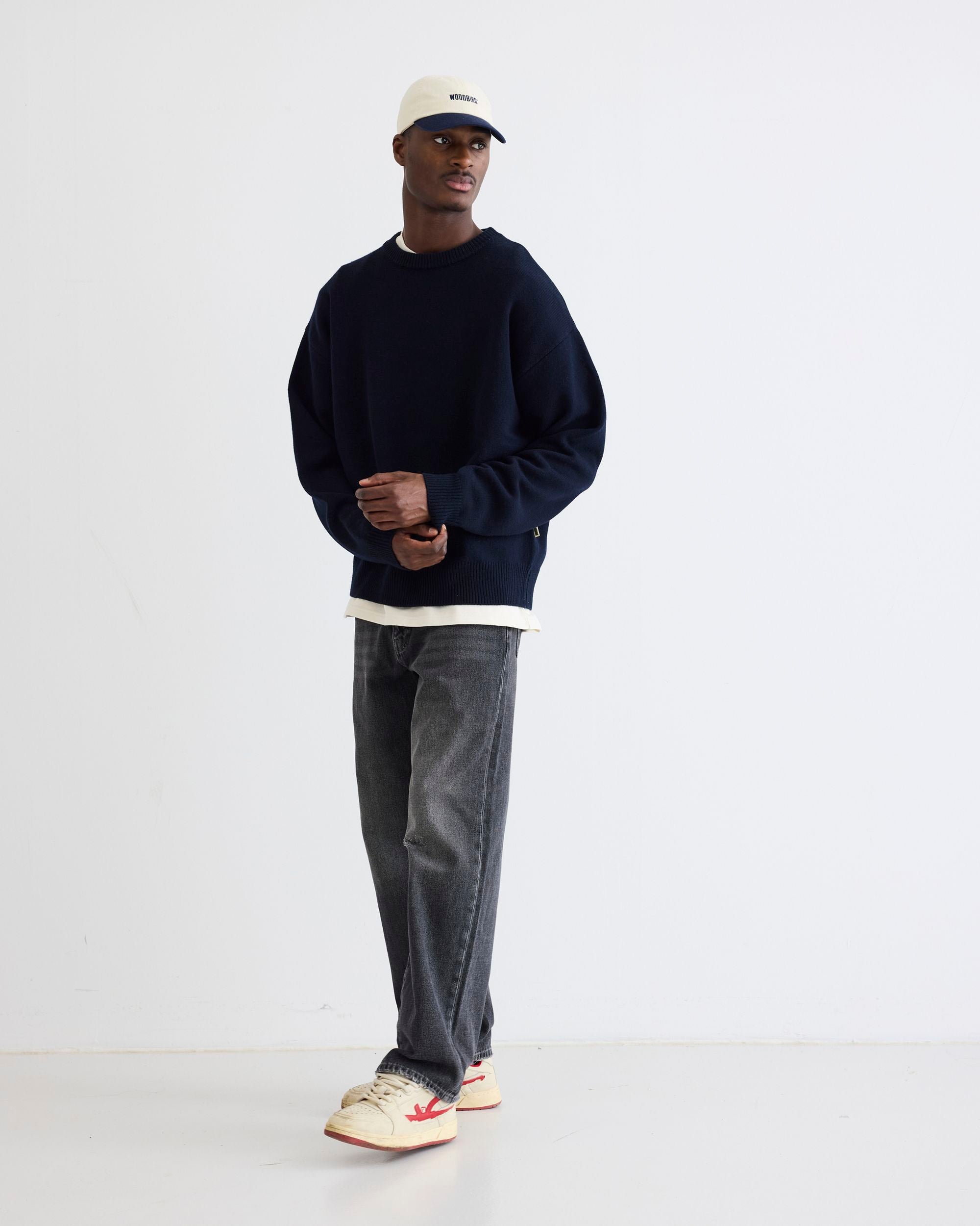 Woodbird WBKurt base Knit Knits Navy