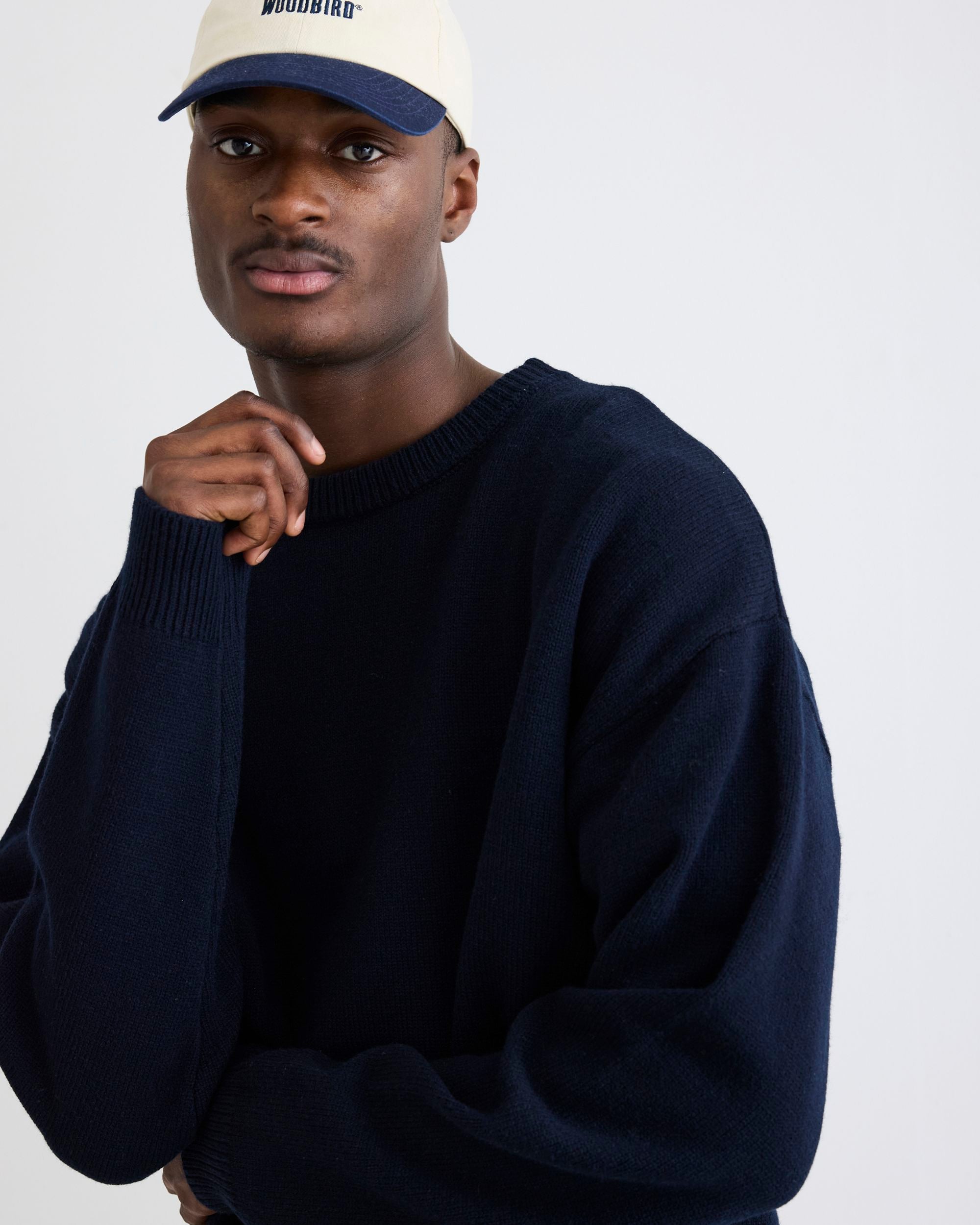 Woodbird WBKurt base Knit Knits Navy