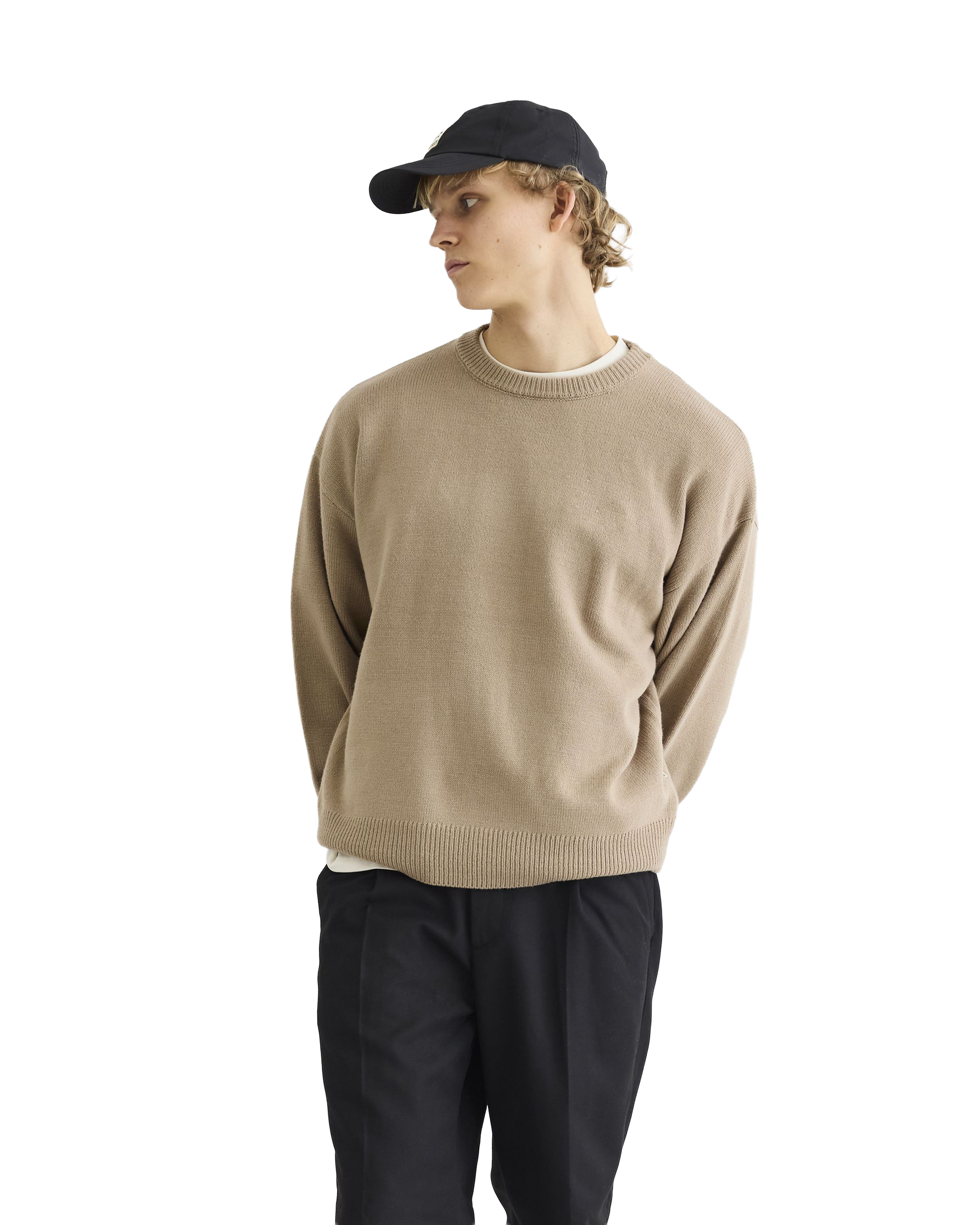 Woodbird WBKurt base Knit Knits Stone