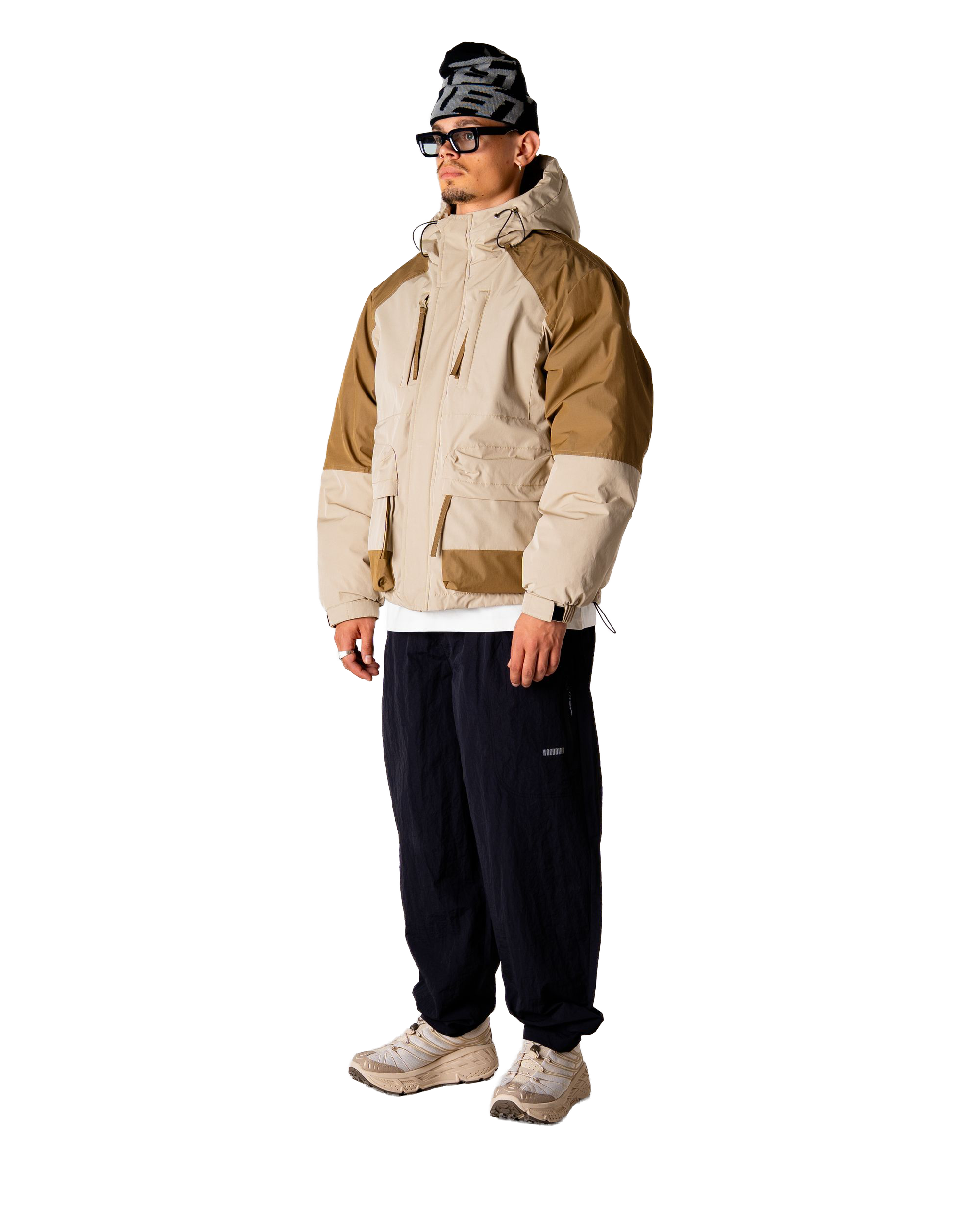 Woodbird WBLao Tech Jacket Outerwear Khaki