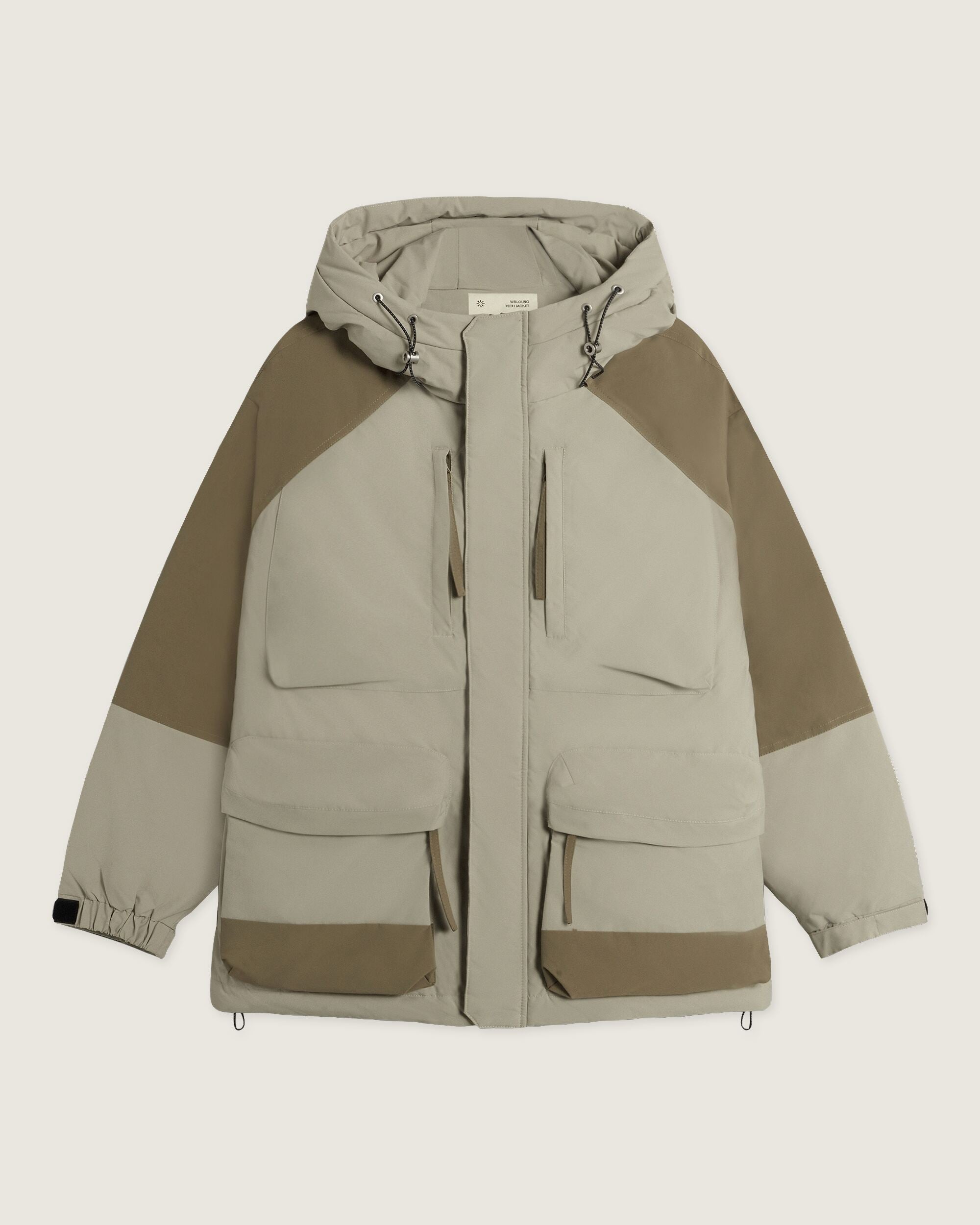 Woodbird WBLao Tech Jacket Outerwear Khaki