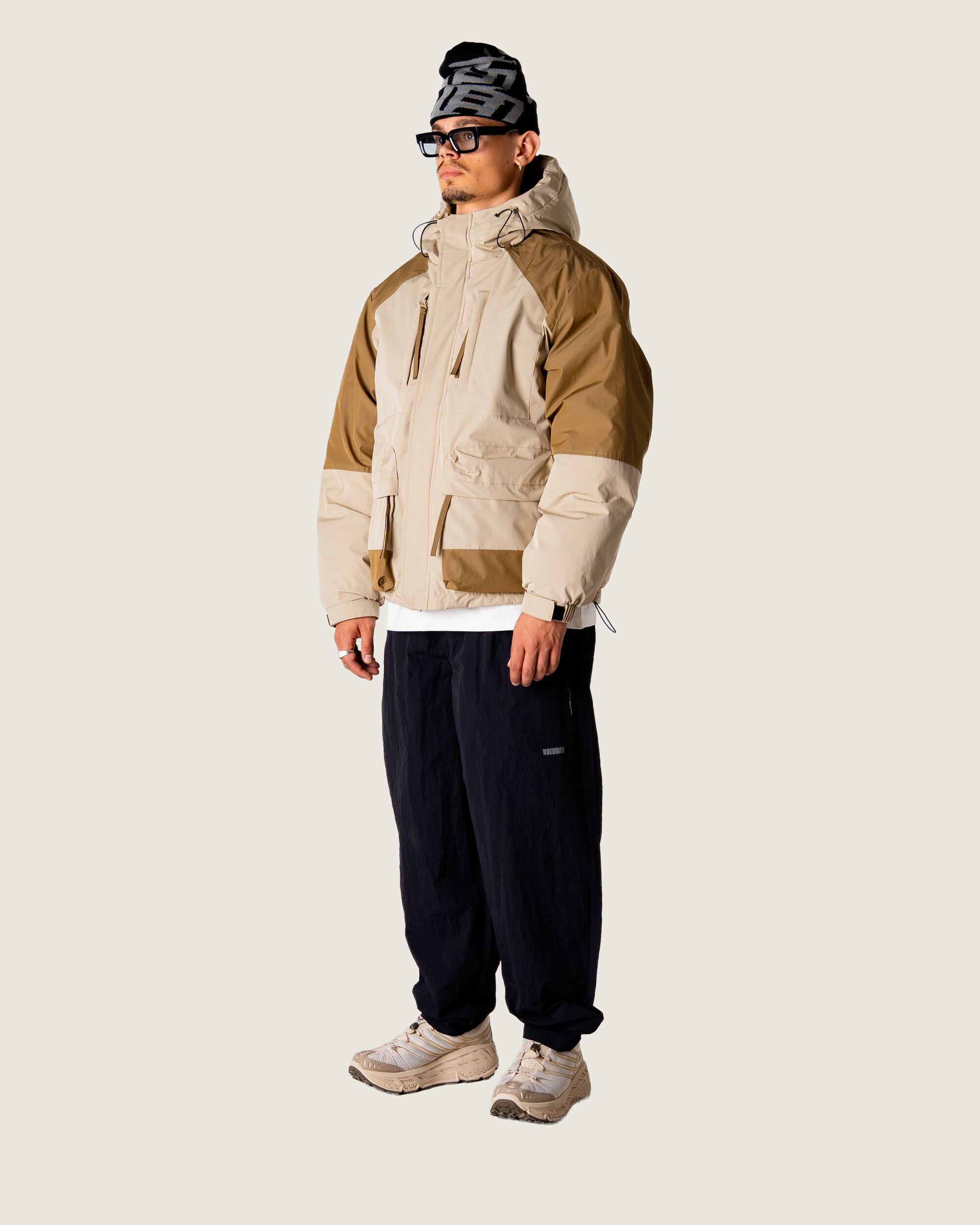 Woodbird WBLao Tech Jacket Outerwear Khaki