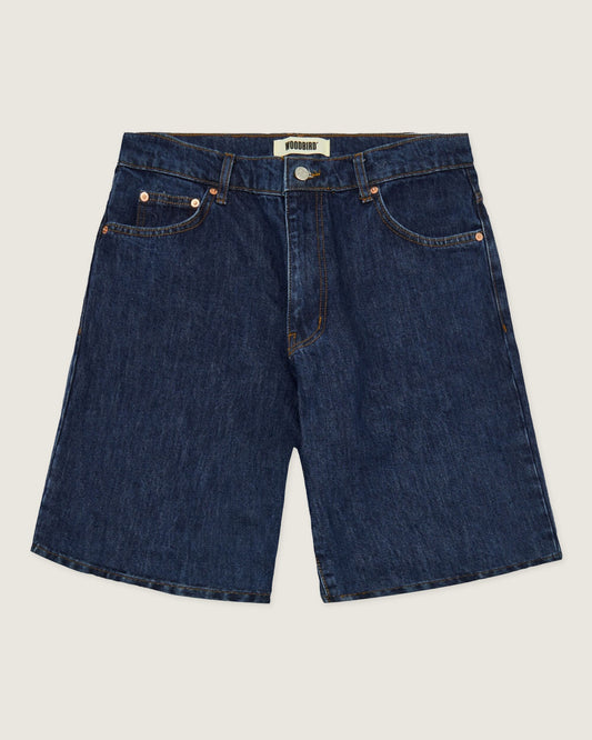 Woodbird WBLeroy 90's Rinse Shorts Shorts Dark Blue