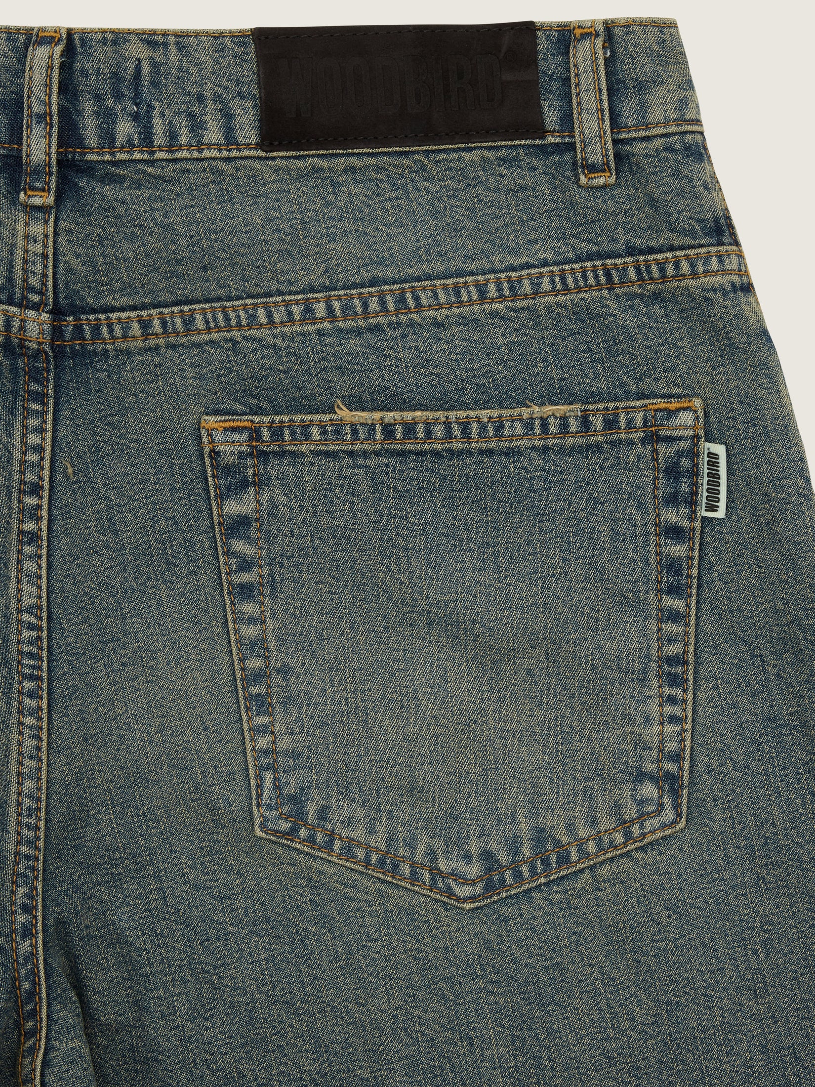 Woodbird WBLeroy Age Denim Jeans Washed Blue