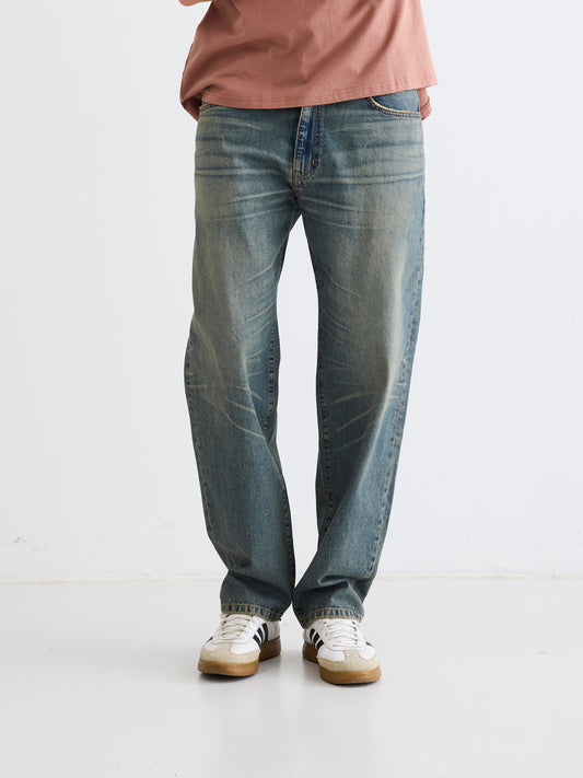 Woodbird WBLeroy Age Denim Jeans Washed Blue