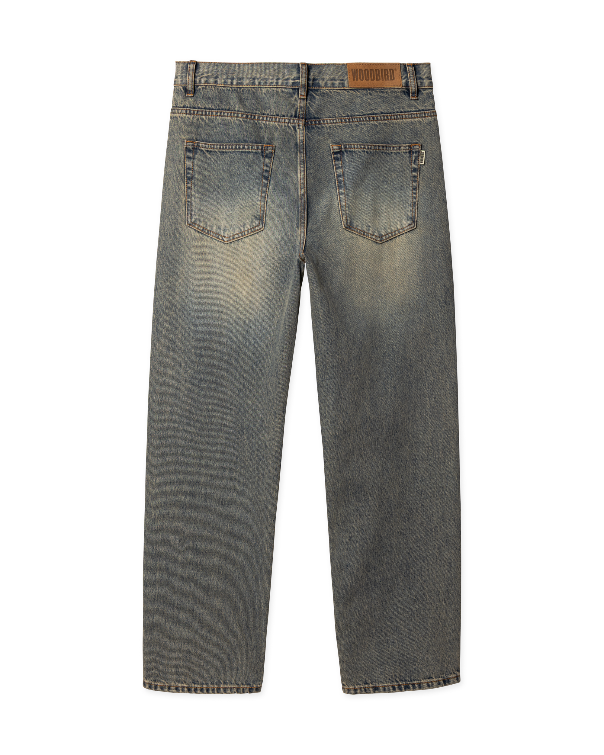 Woodbird WBLeroy Aged Jeans Jeans Dark Blue