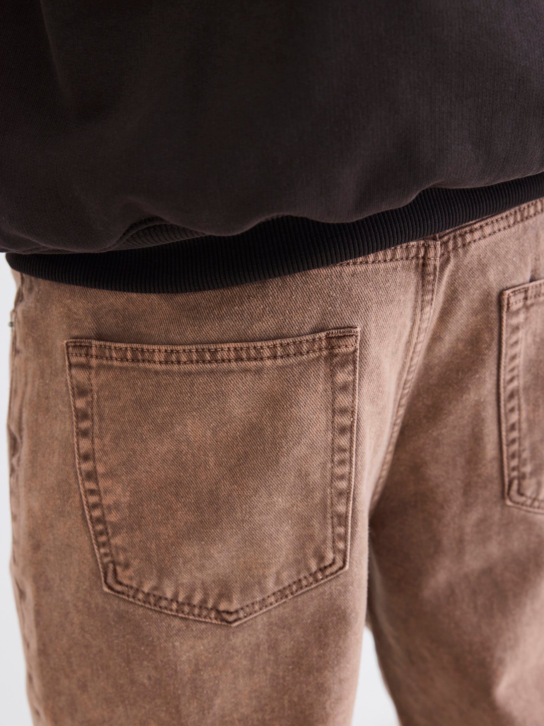 Woodbird WBLeroy Colour Denim Jeans Brændt rød