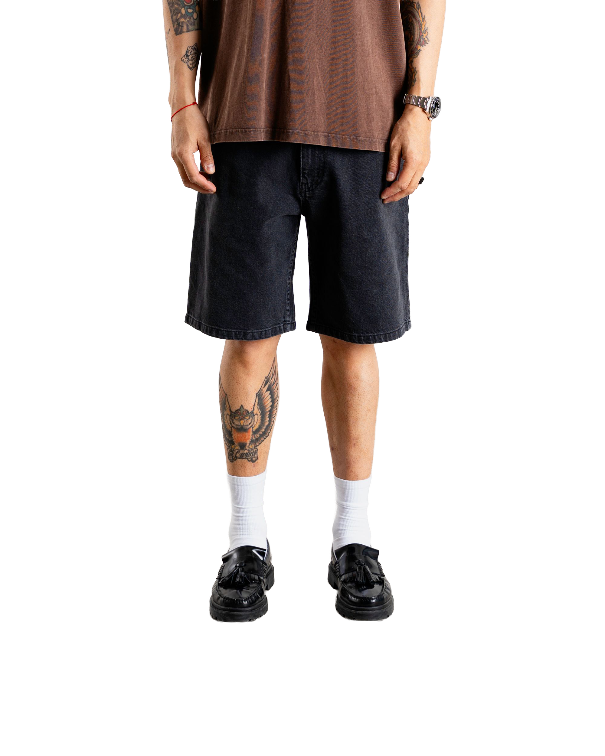 Woodbird WBLeroy Crow Shorts Shorts Black Vintage