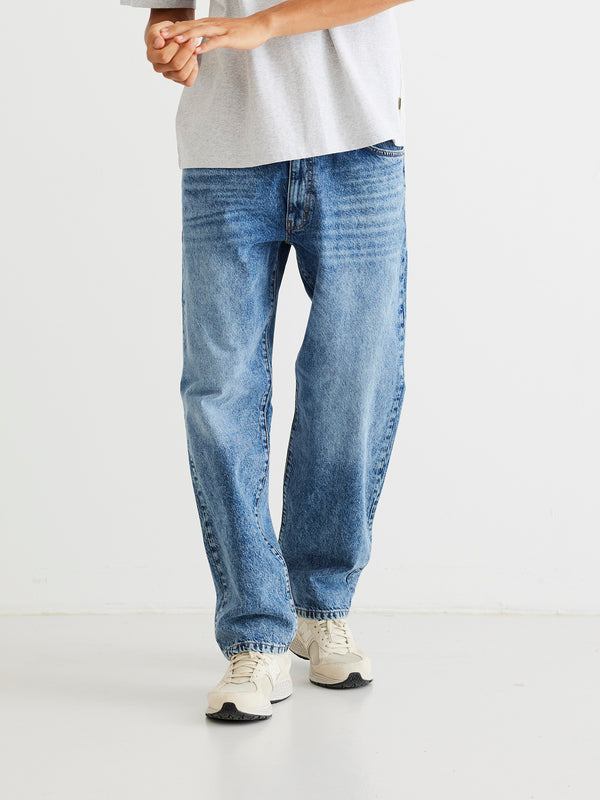Woodbird WBLeroy Marble Jeans Jeans Vintage Blue