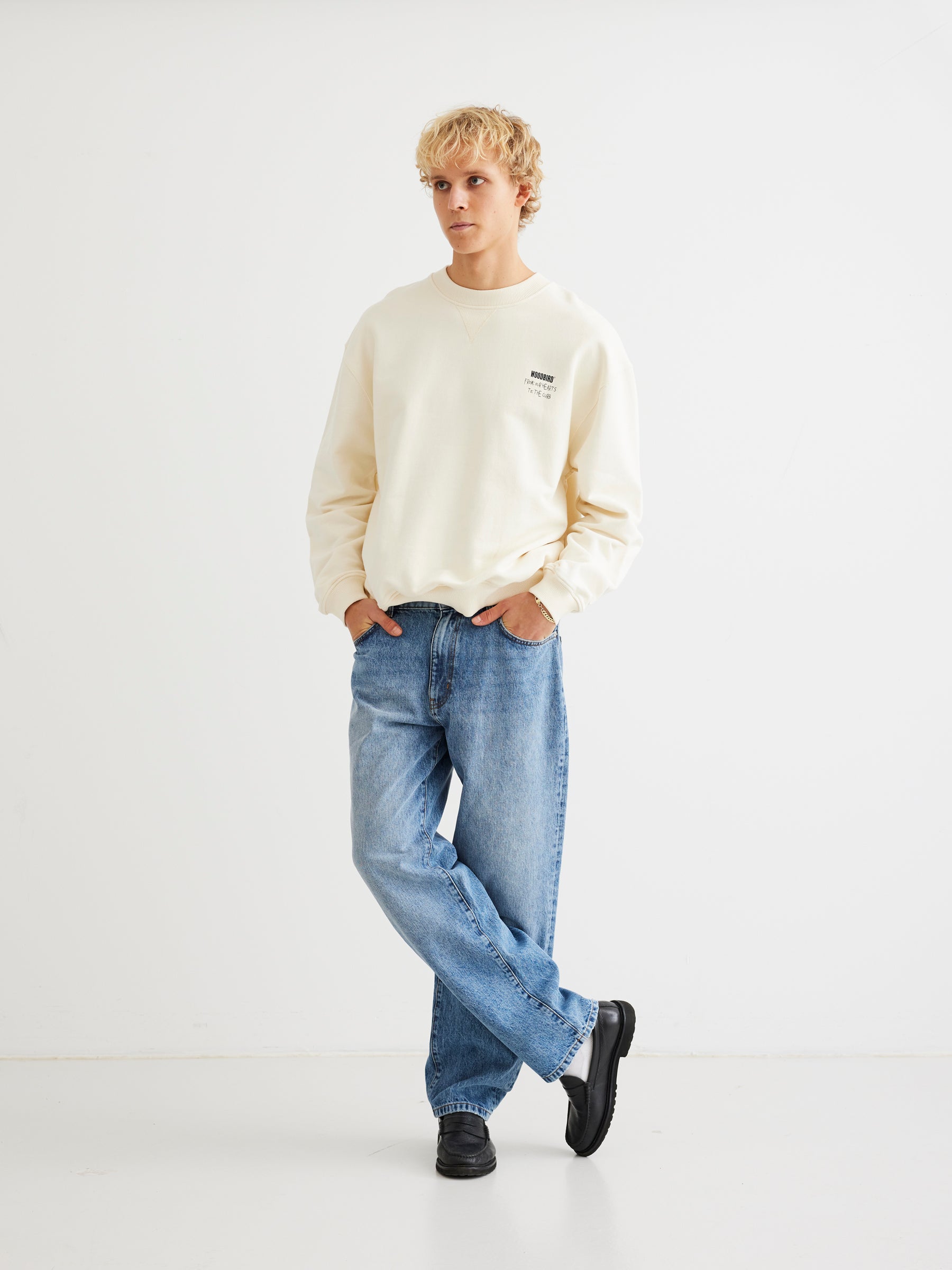 Woodbird WBLeroy Optic Jeans Jeans Optic Blue