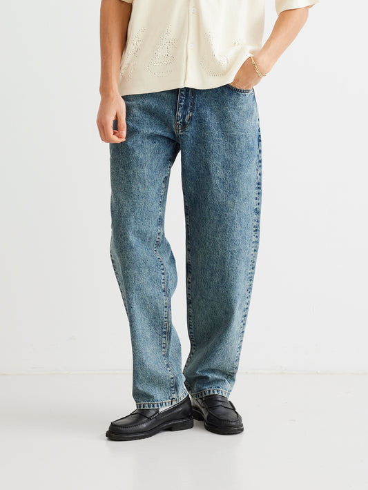 Woodbird Leroy Ash Grey Jeans - Relaxed jeans 