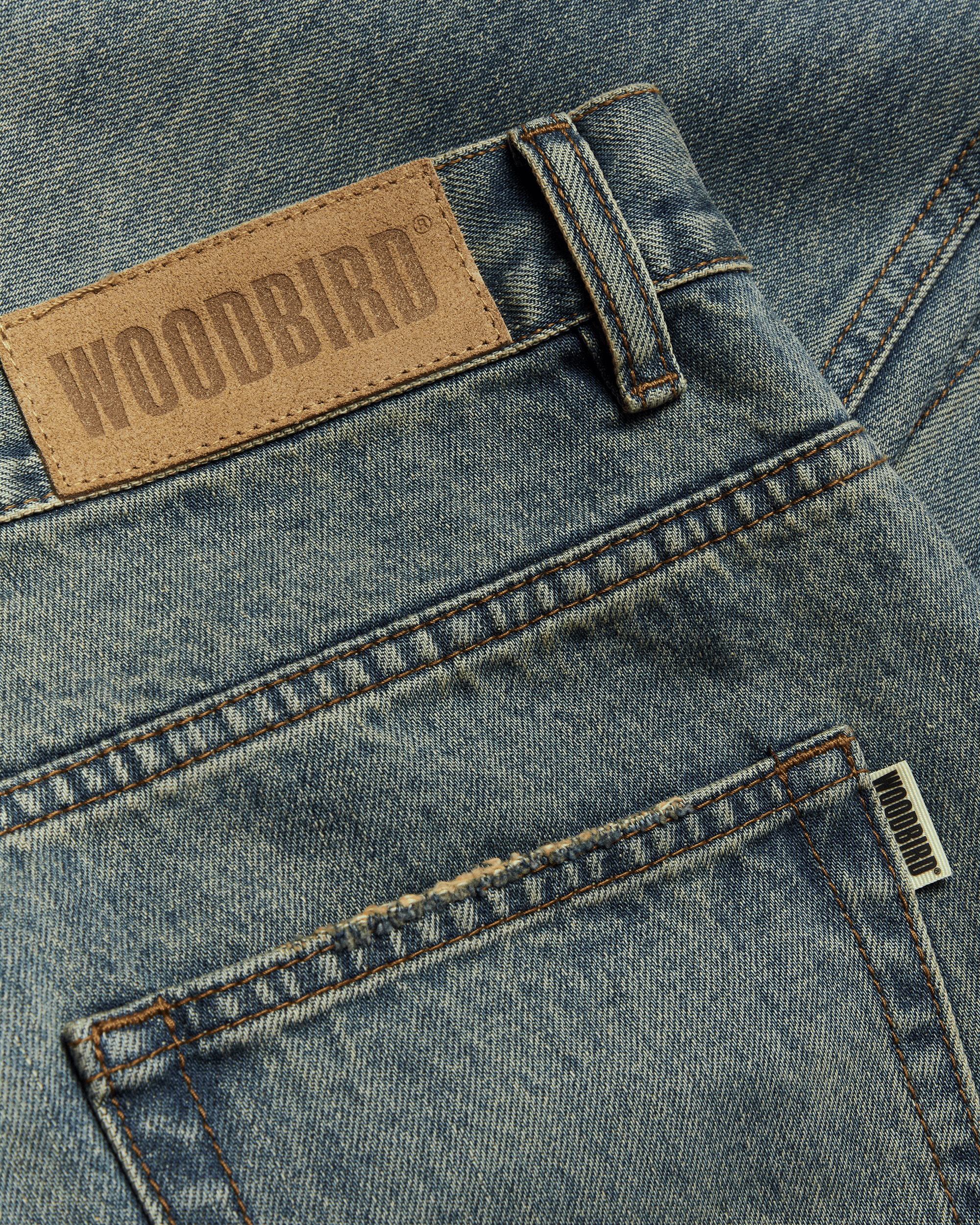 Woodbird WBLeroy Vintage Jeans Jeans Washed Mid Blue