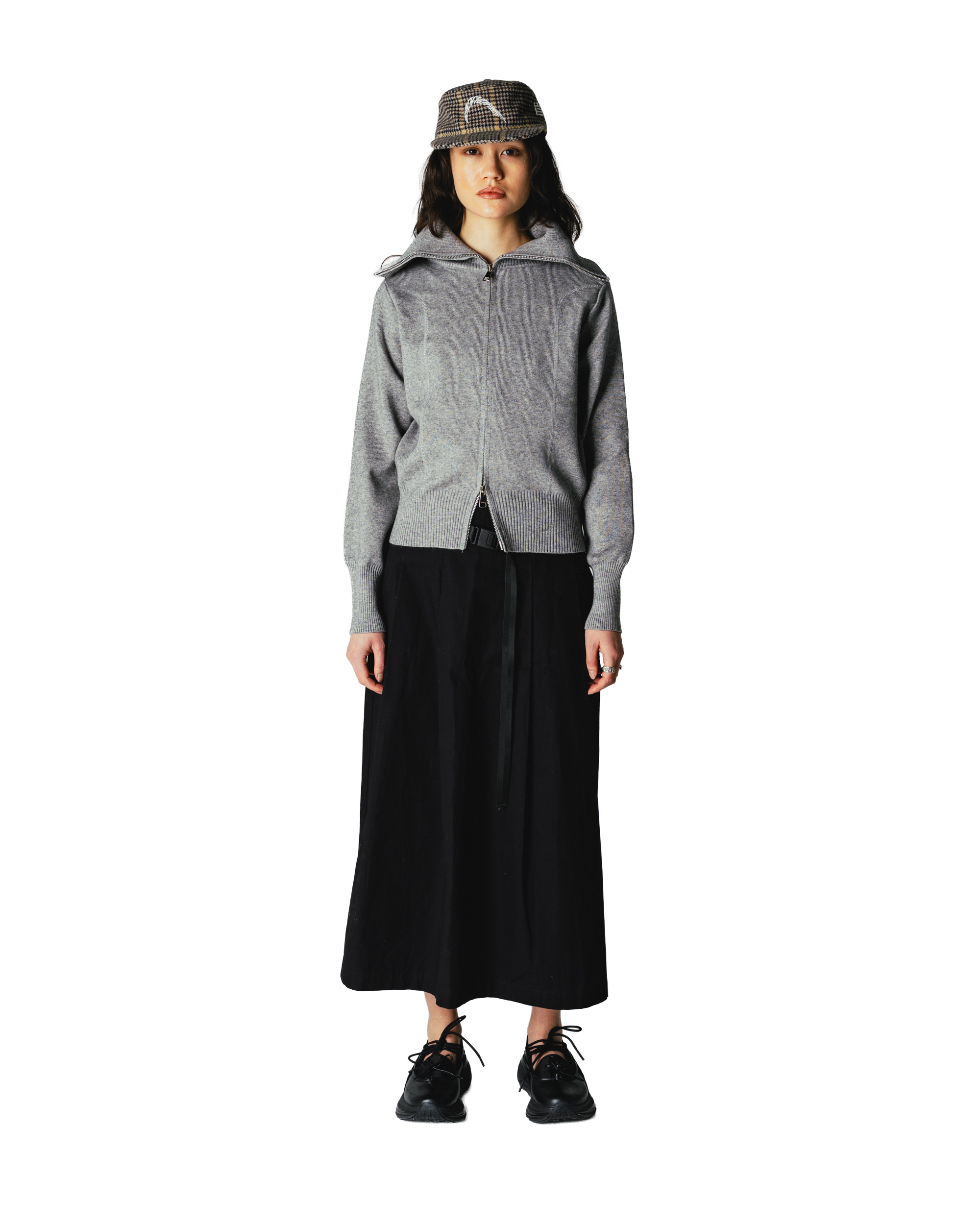 Woodbird Female WBLily Full Zip Cardigan Knits Grey