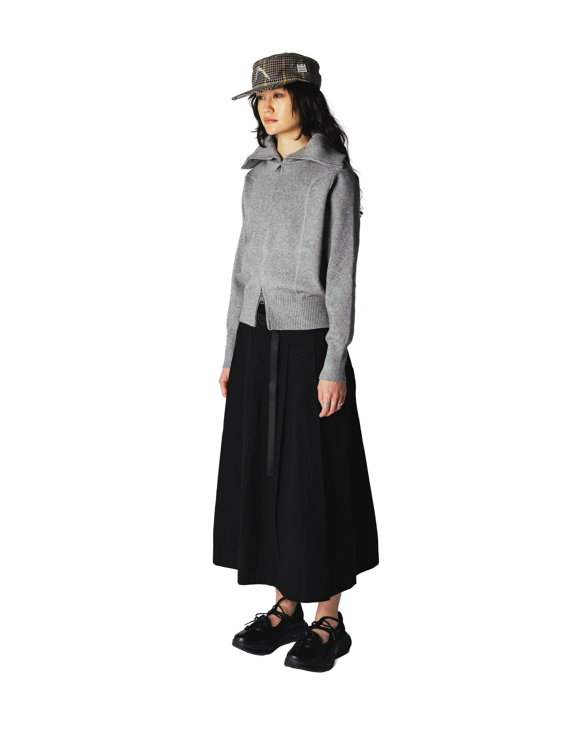 Woodbird Female WBLily Full Zip Cardigan Knits Grey
